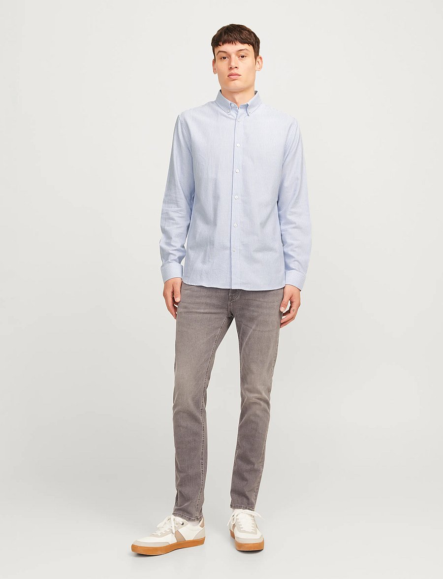JJ REBEL - JREBOSCAR SHIRT LS NOOS - infinity - 4