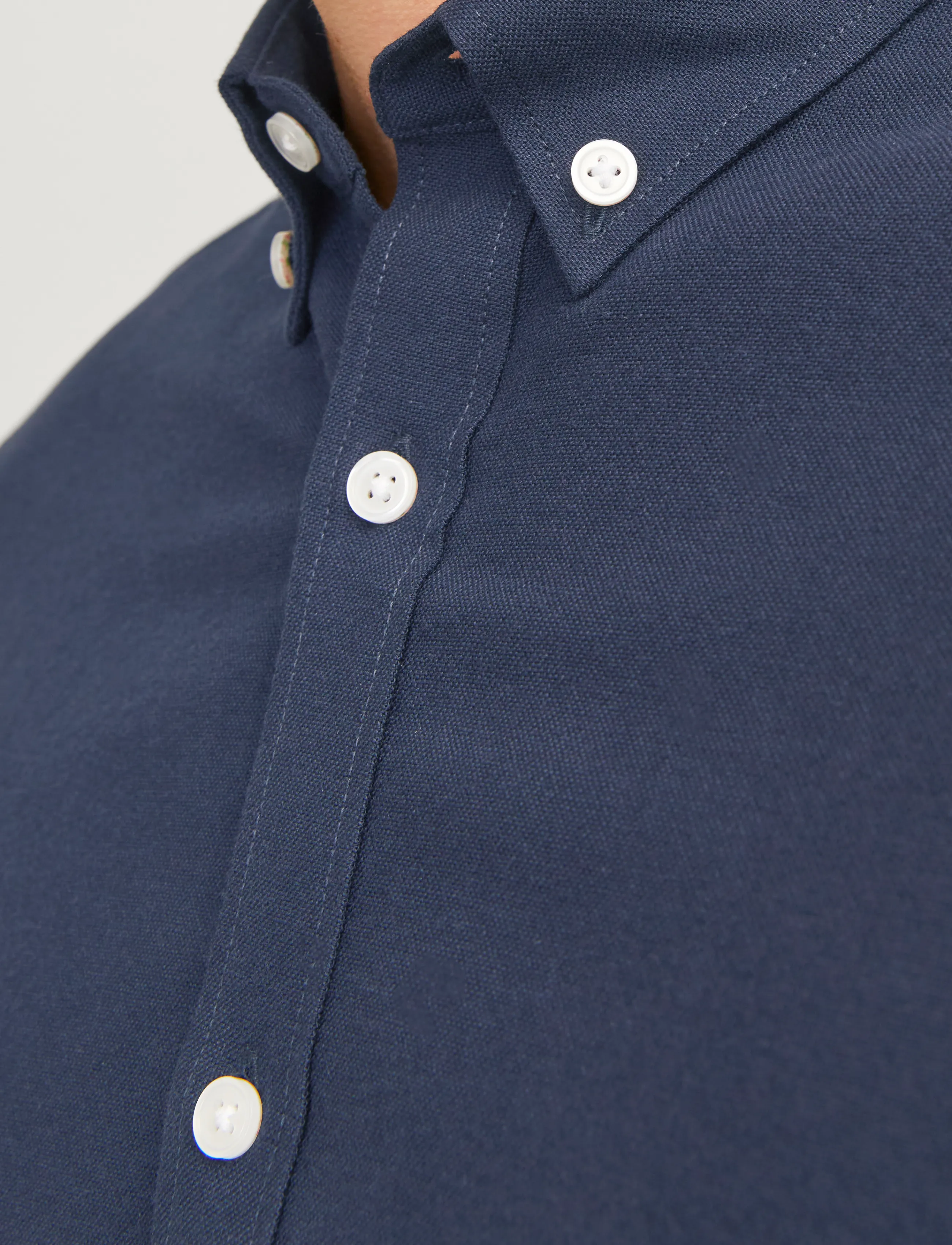 JJ REBEL - JREBOSCAR SHIRT LS NOOS - laveste priser - navy blazer - 5