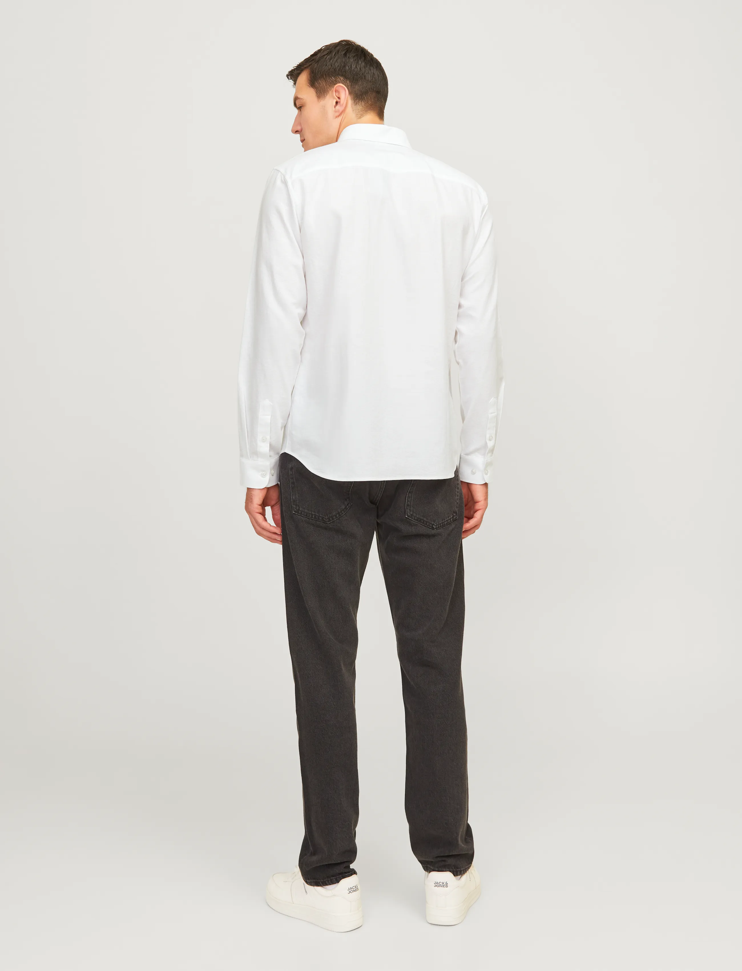 JJ REBEL - JREBOSCAR SHIRT LS NOOS - white - 3