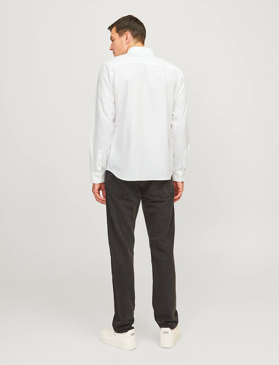 JJ REBEL - JREBOSCAR SHIRT LS NOOS - white - 3