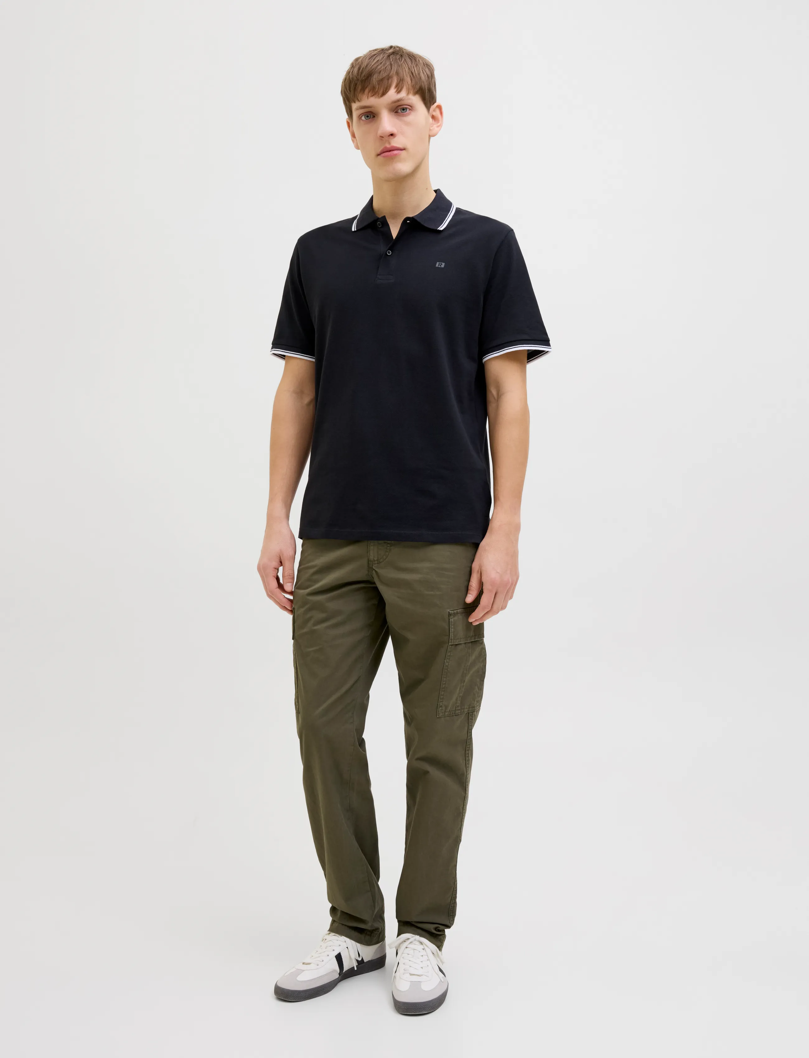 JJ REBEL - JREBCARLOS LOOSE REBEL CARGO - laveste priser - olive night - 4
