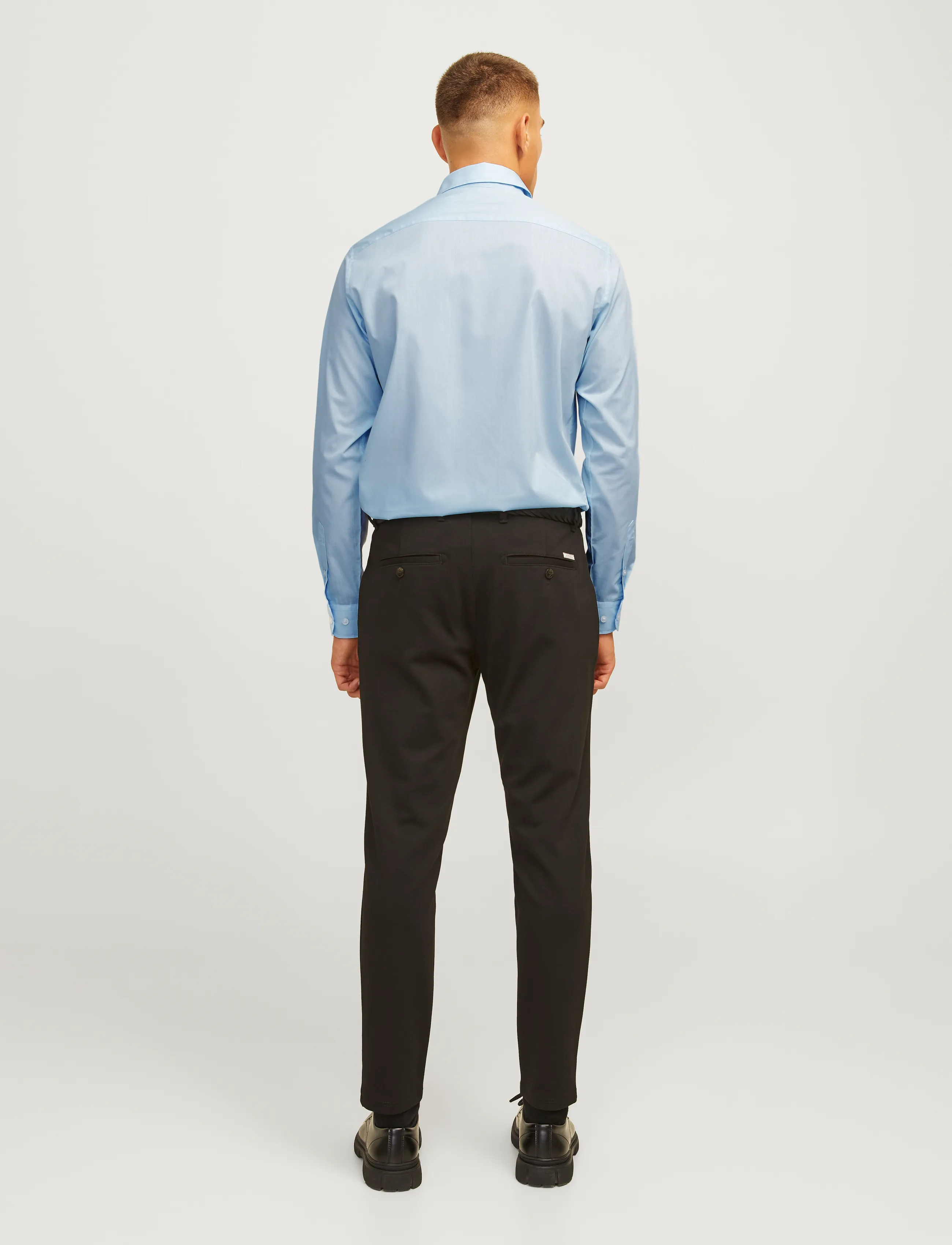 JJ REBEL - JREBGAVIN SOLID SHIRT LS NOOS - lowest prices - cashmere blue - 3