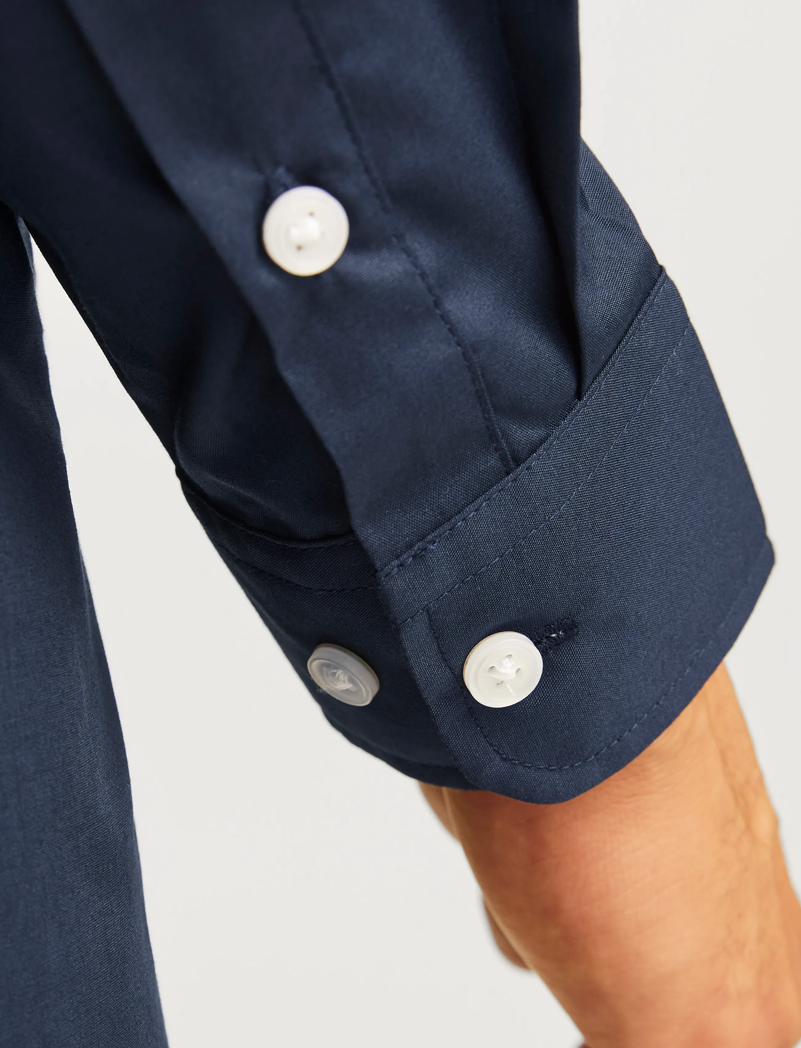JJ REBEL - JREBGAVIN SOLID SHIRT LS NOOS - die niedrigsten preise - sky captain - 5