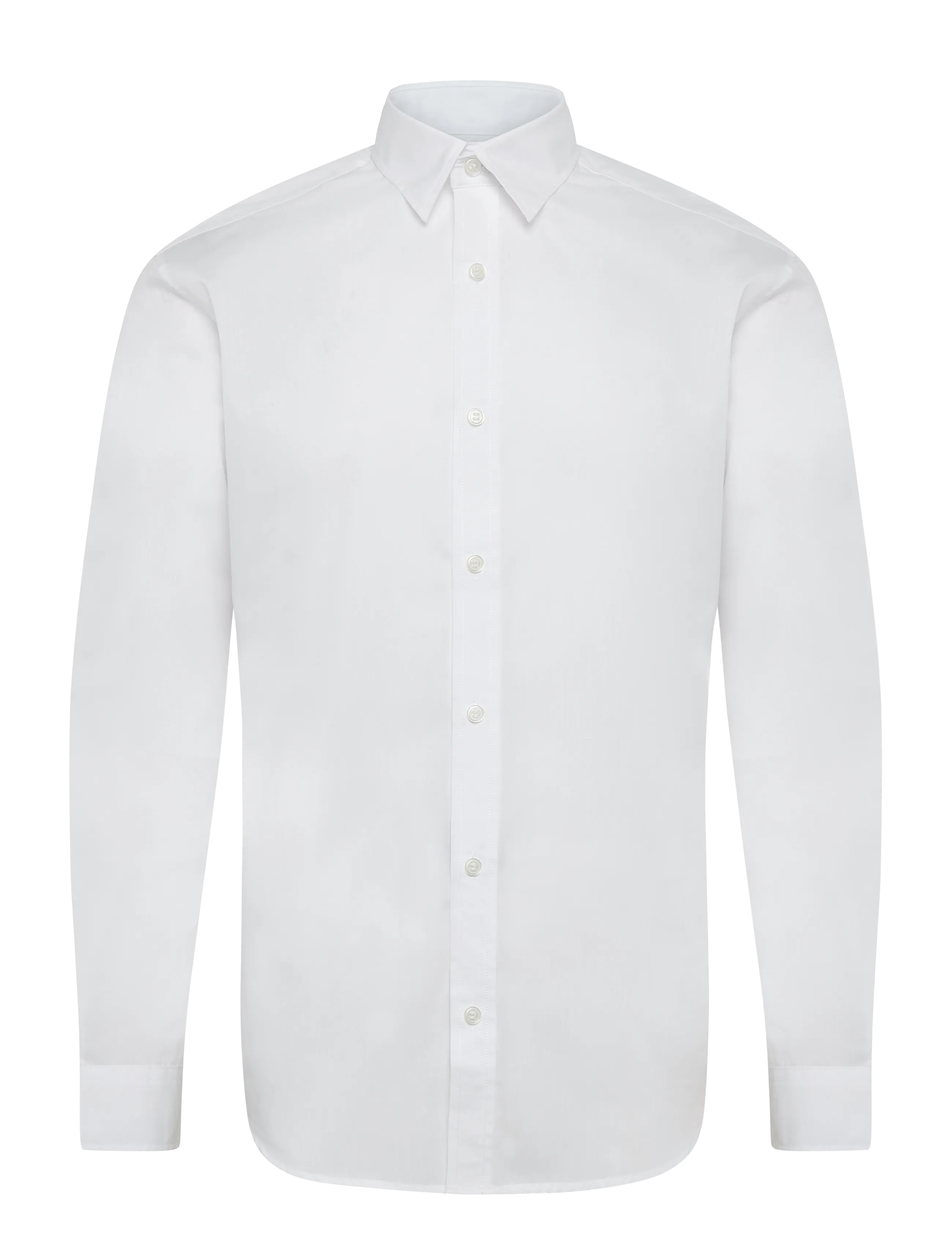JJ REBEL JREBGAVIN SOLID SHIRT LS NOOS - Business shirts - WHITE / white