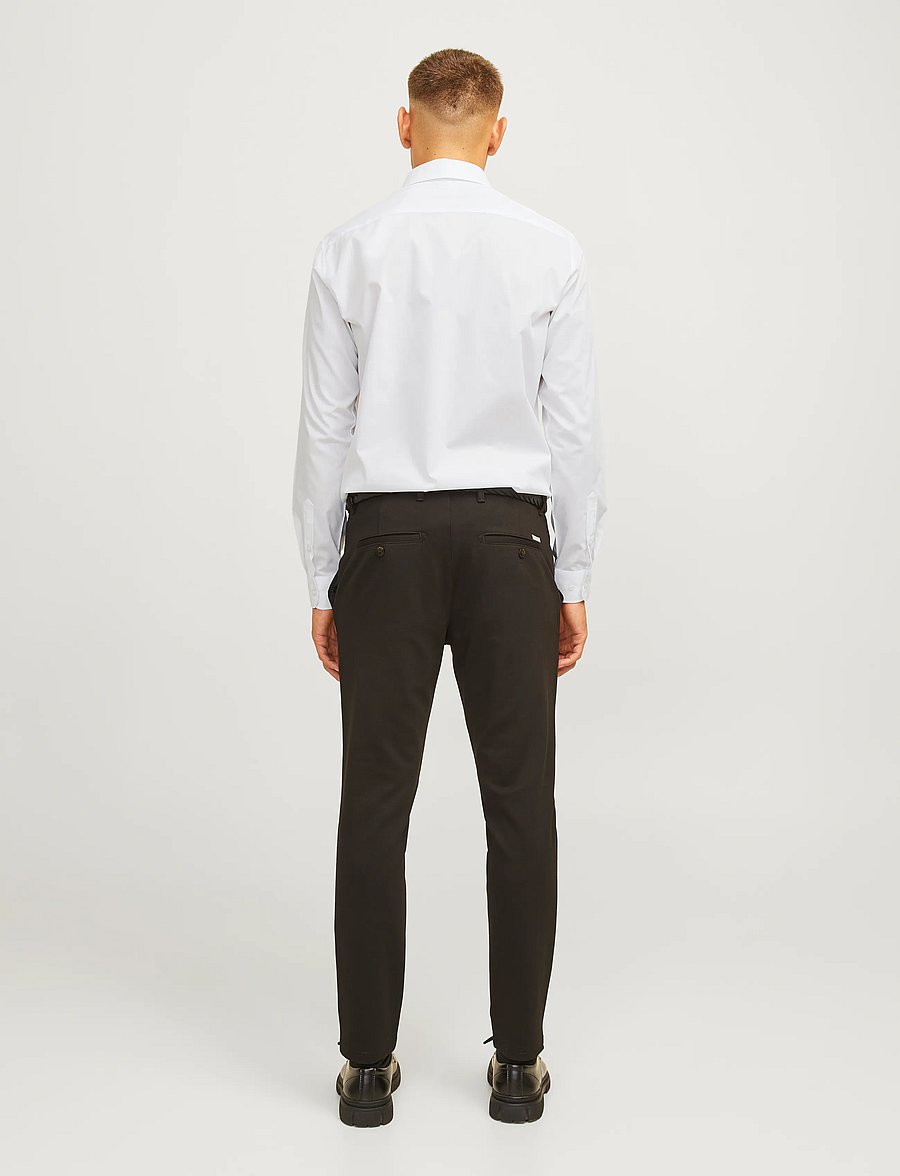JJ REBEL - JREBGAVIN SOLID SHIRT LS NOOS - white - 3