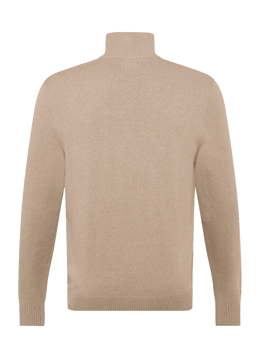 JJ REBEL - JREBCALLUM KNIT HALF ZIP SN - crockery - 2