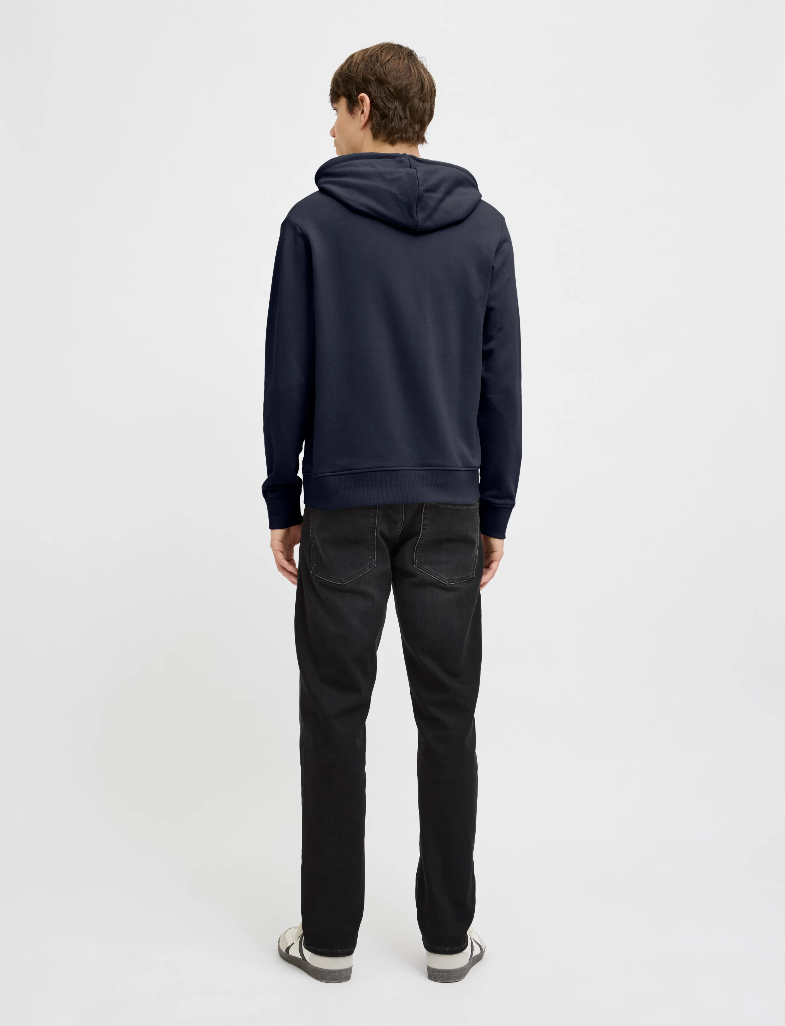 JJ REBEL - JREBJEANS REBEL PRINT SWEAT HOOD SN - sweatshirts - sky captain - 3