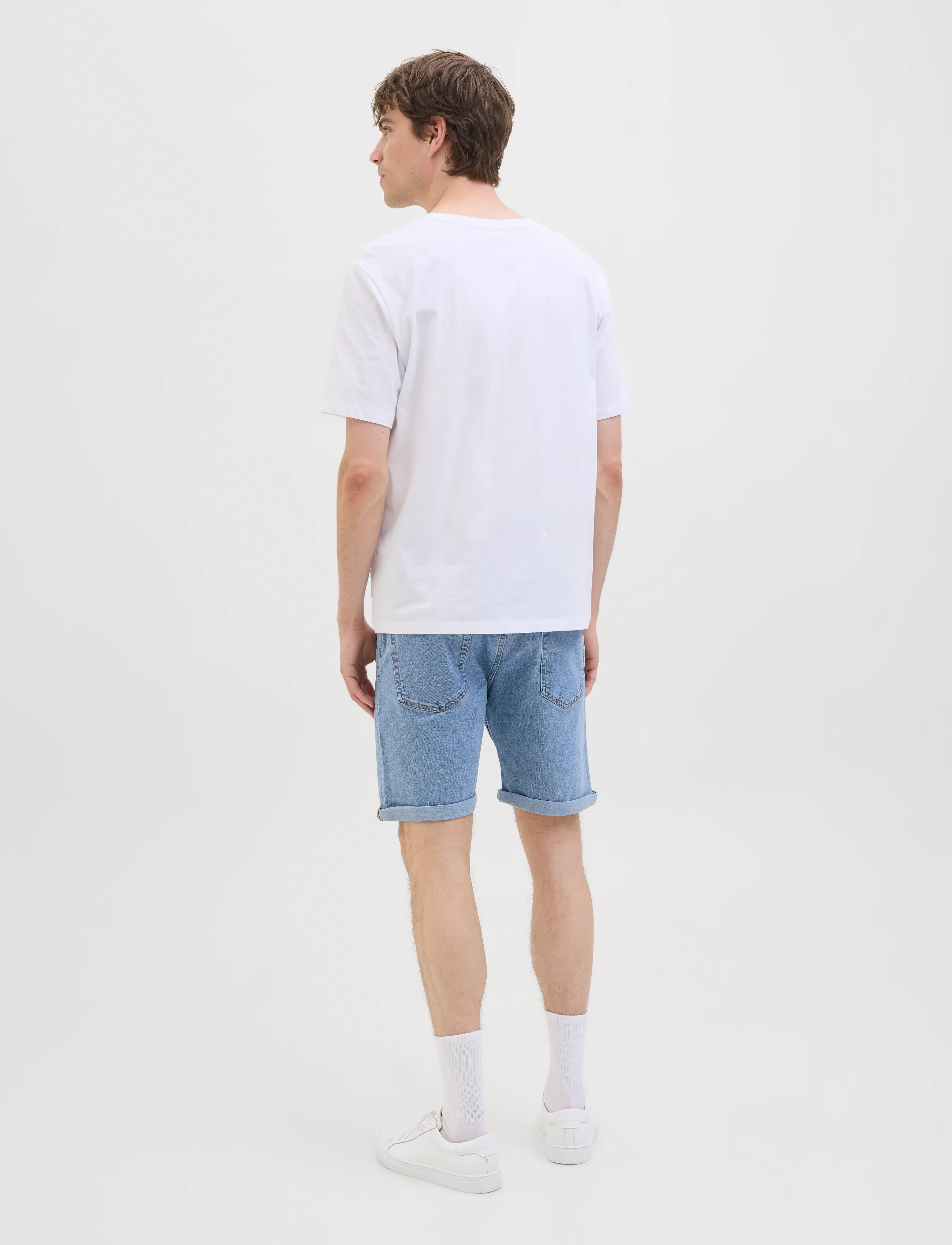 JJ REBEL - JREBJOE JJCRAFT SHORTS AKM 761 SN - blue denim - 3