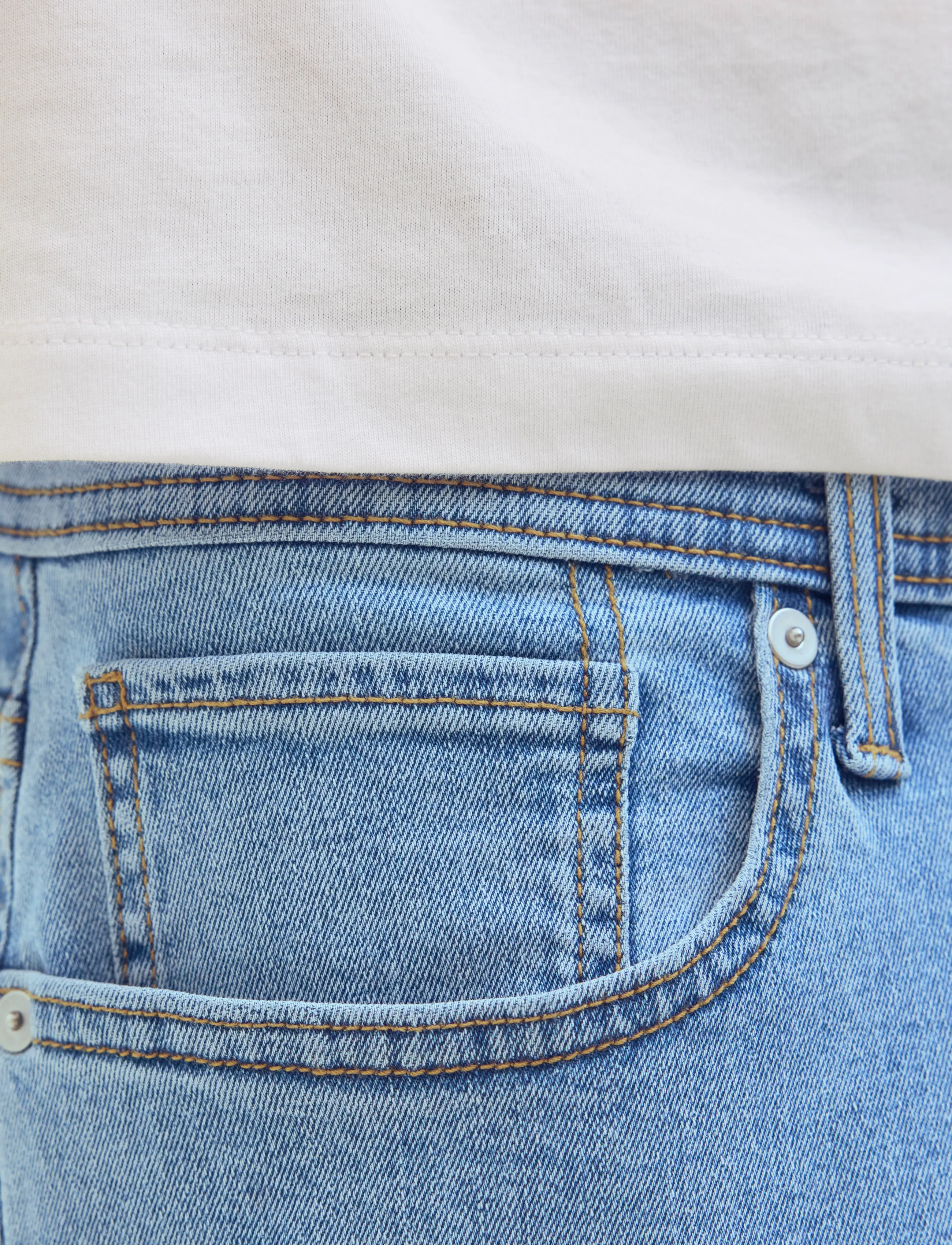 JJ REBEL JREBJOE JJCRAFT SHORTS AKM 761 SN - Tänavastiil - BLUE DENIM / blue