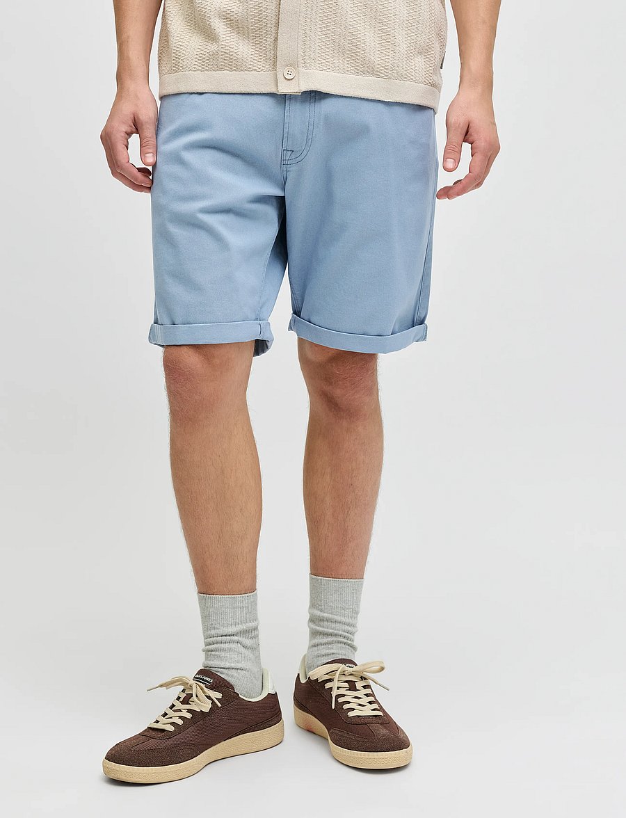 JJ REBEL - JREBFIVERS 5-POCKET SHORT SRT - chinos shorts - faded denim - 0