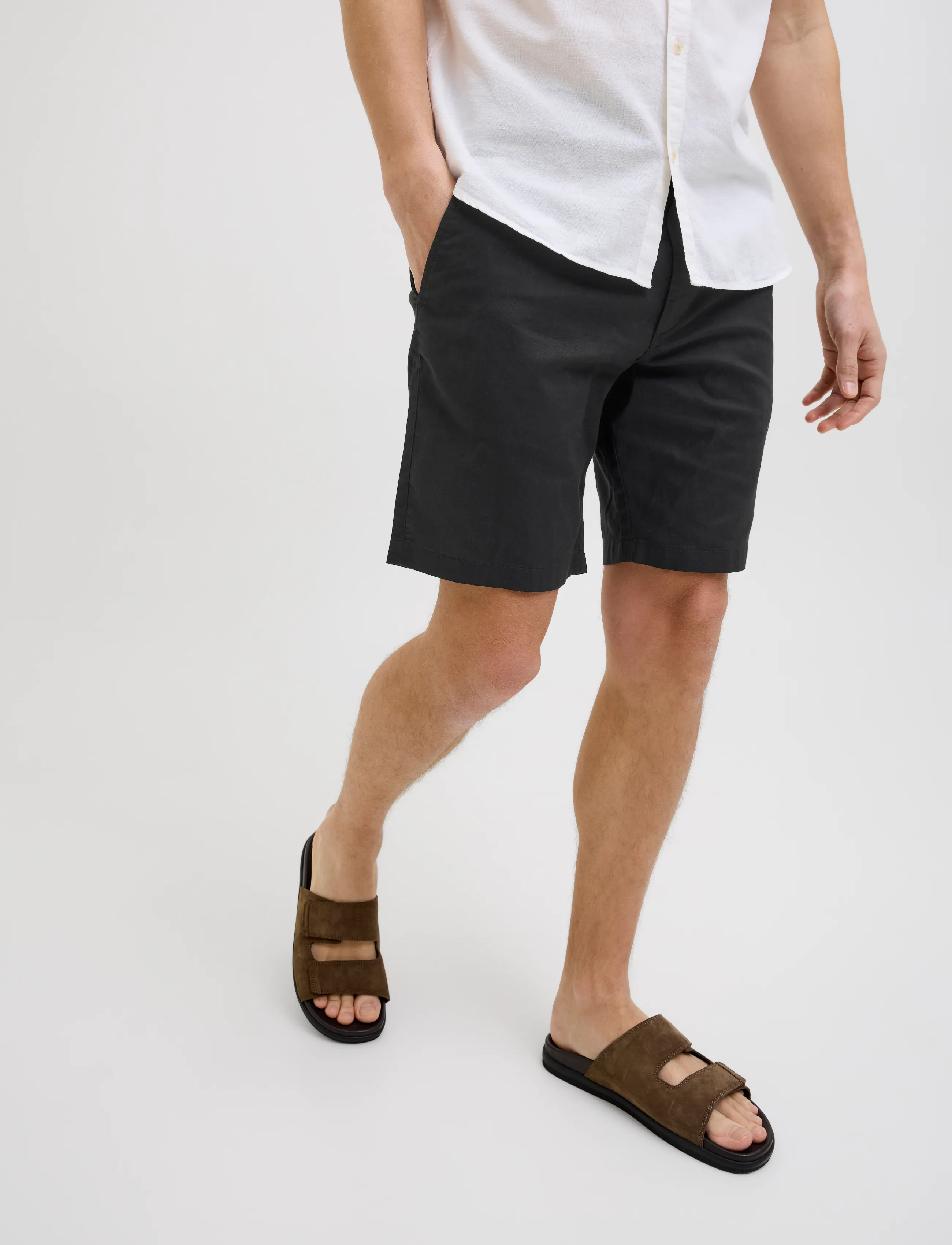 JJ REBEL - JREBSUNNY CHINO SHORT REG - casual shorts - black - 5