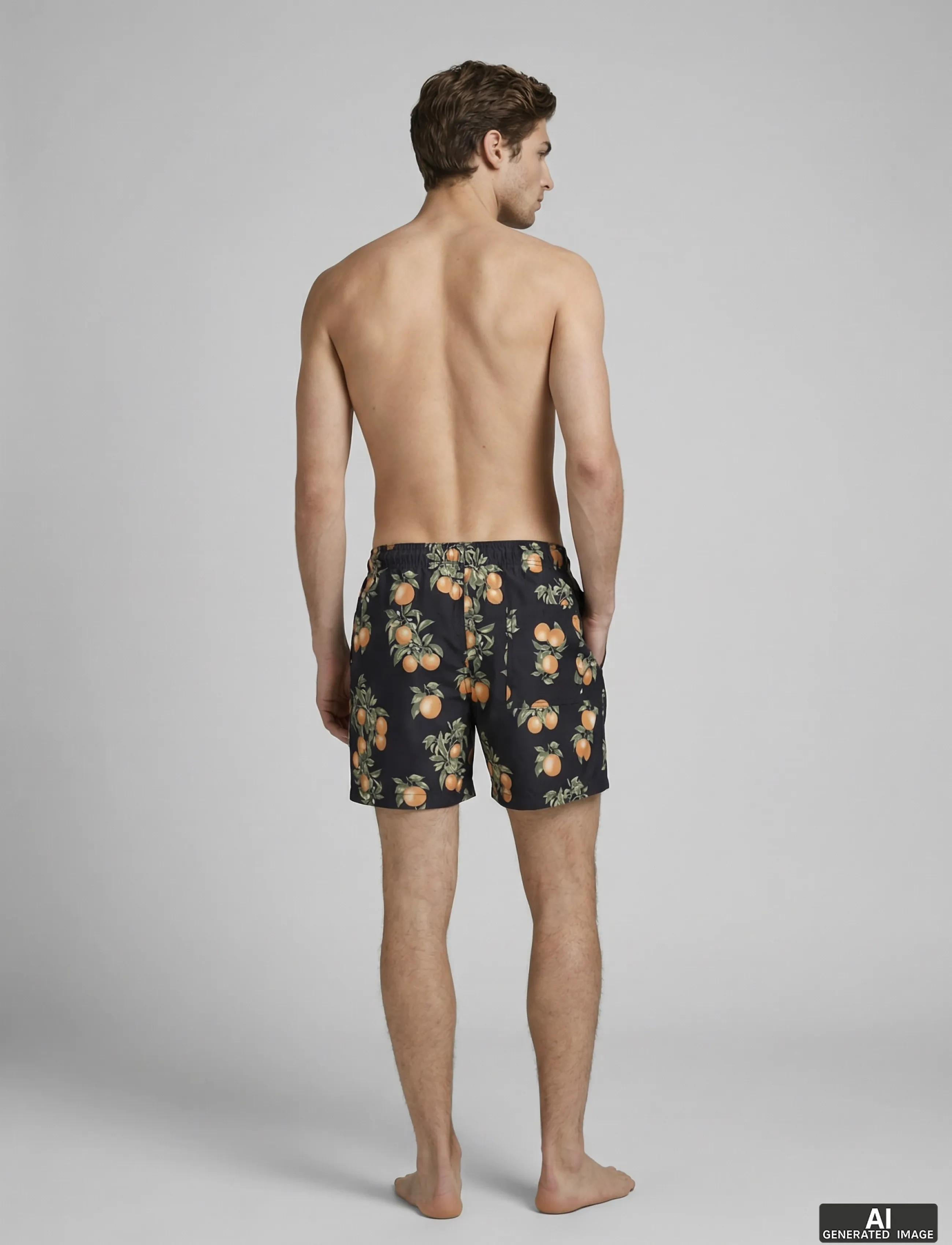 JJ REBEL - JREBHAWAII SWIM SHORT PRINT - laveste priser - black - 3