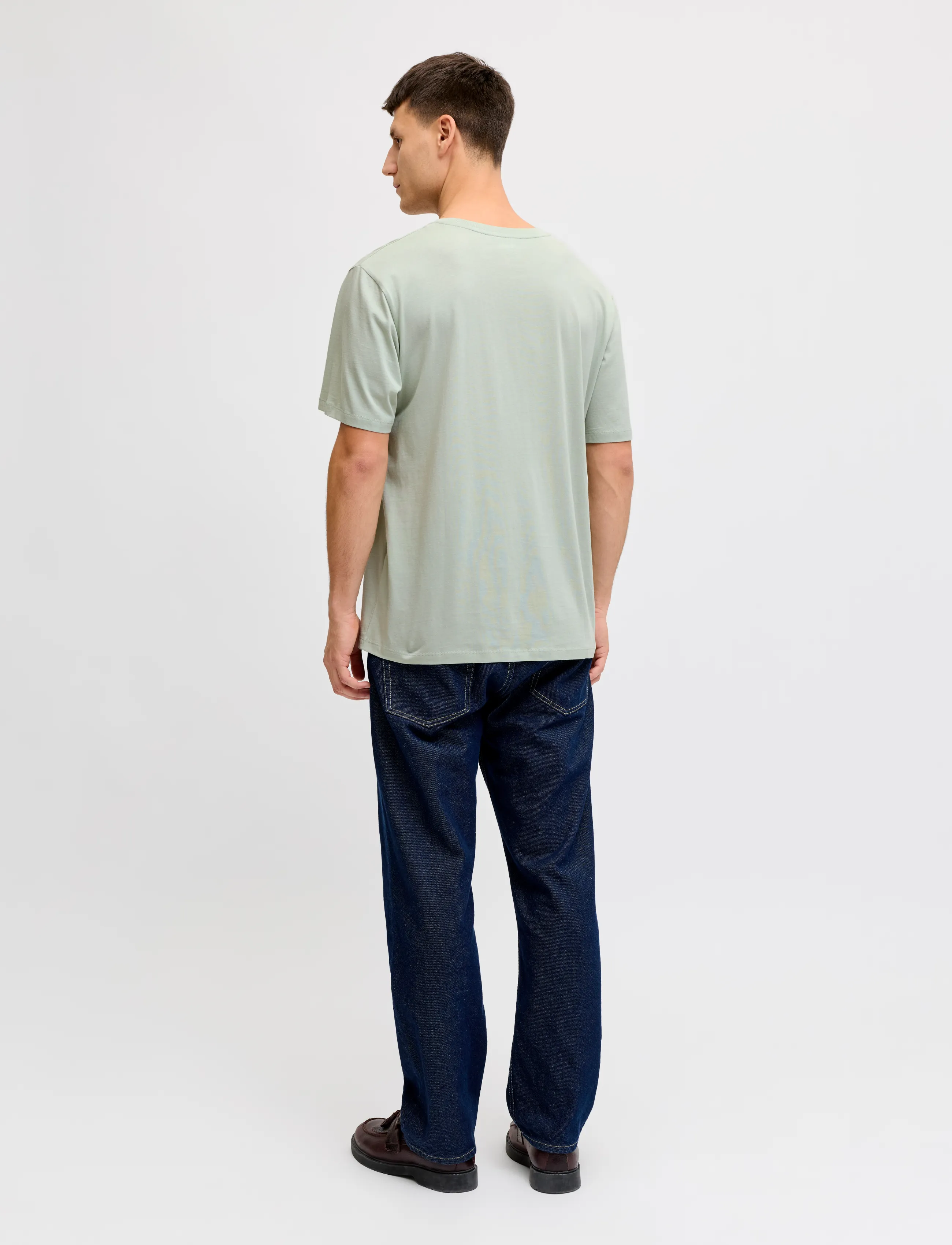 JJ REBEL - JREBROCKY LOGO TEE SS CREW NECK SN - madalaimad hinnad - aqua gray - 3