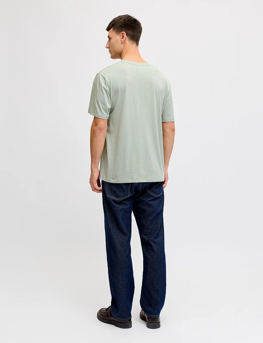JJ REBEL - JREBROCKY LOGO TEE SS CREW NECK SN - aqua gray - 3