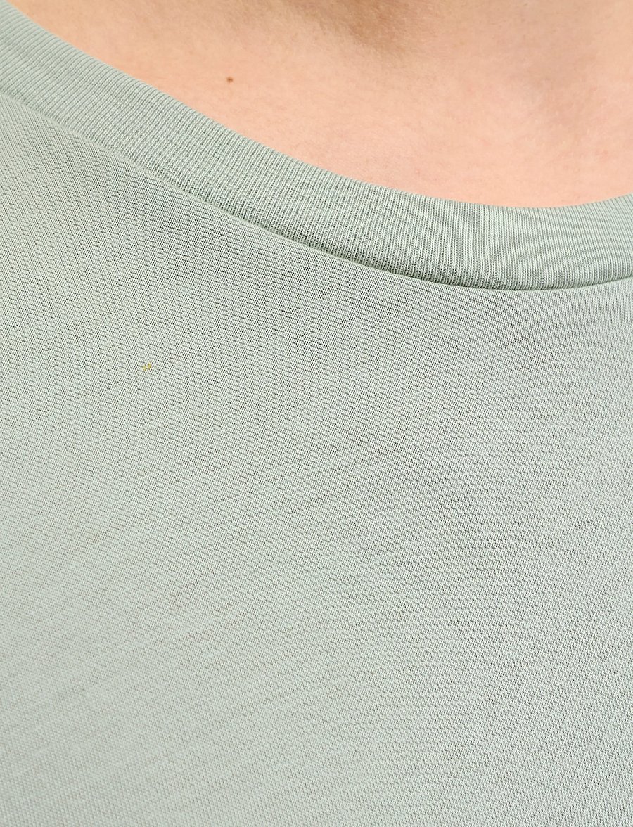 JJ REBEL - JREBROCKY LOGO TEE SS CREW NECK SN - aqua gray - 5
