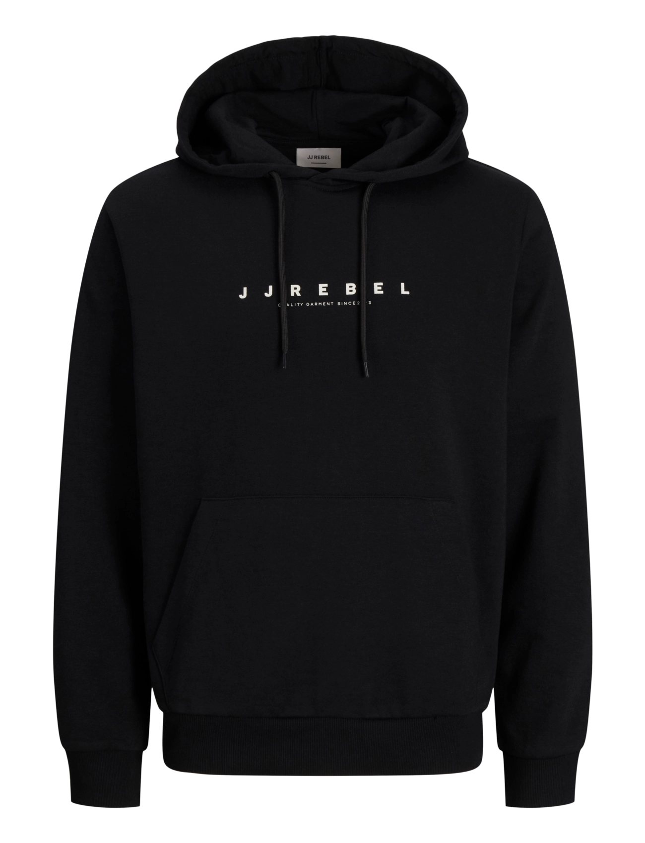 JJ REBEL JREBROCKY LOGO SWEAT HOOD SN - Sweatshirts - BLACK / black