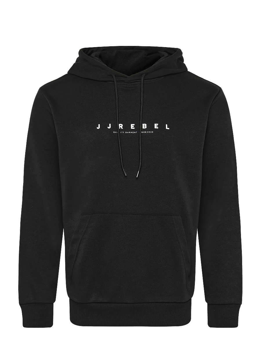 JJ REBEL - JREBROCKY LOGO SWEAT HOOD SN - black - 1
