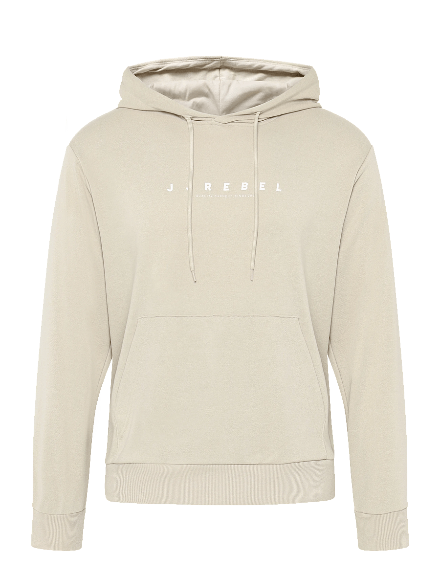 JJ REBEL - JREBROCKY LOGO SWEAT HOOD SN - moonbeam - 1