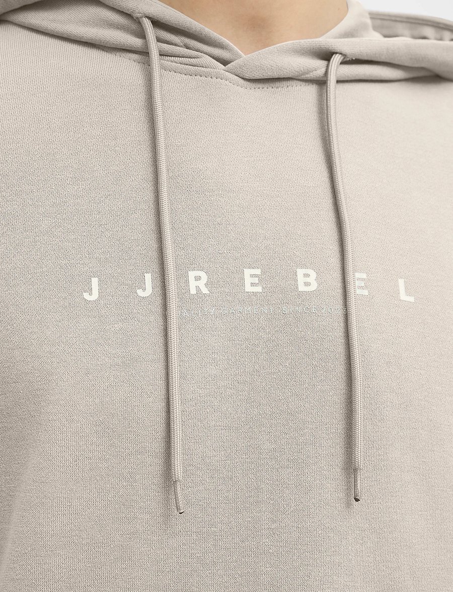 JJ REBEL - JREBROCKY LOGO SWEAT HOOD SN - moonbeam - 5