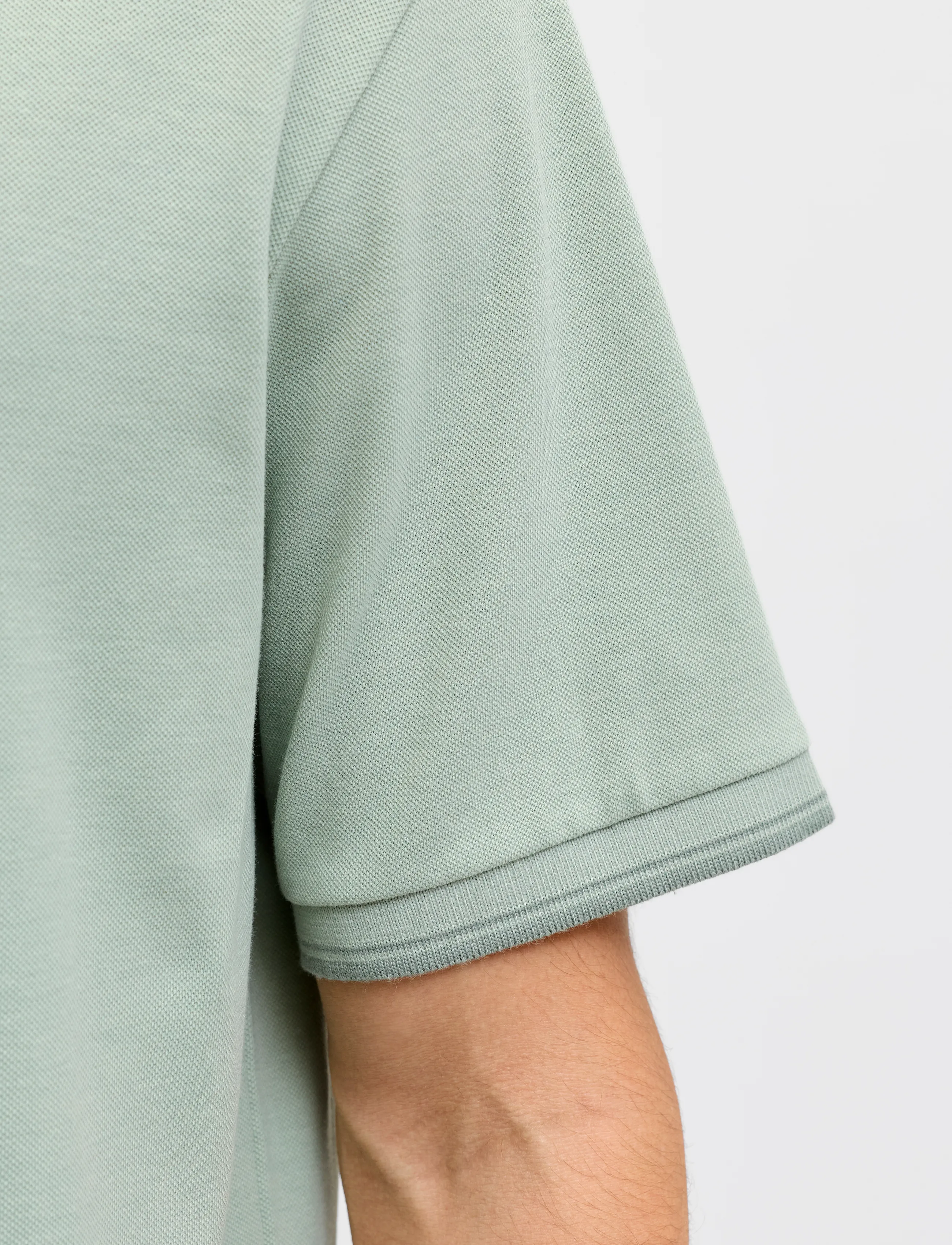 JJ REBEL - JREBZELL POLO SS SN - aqua gray - 5