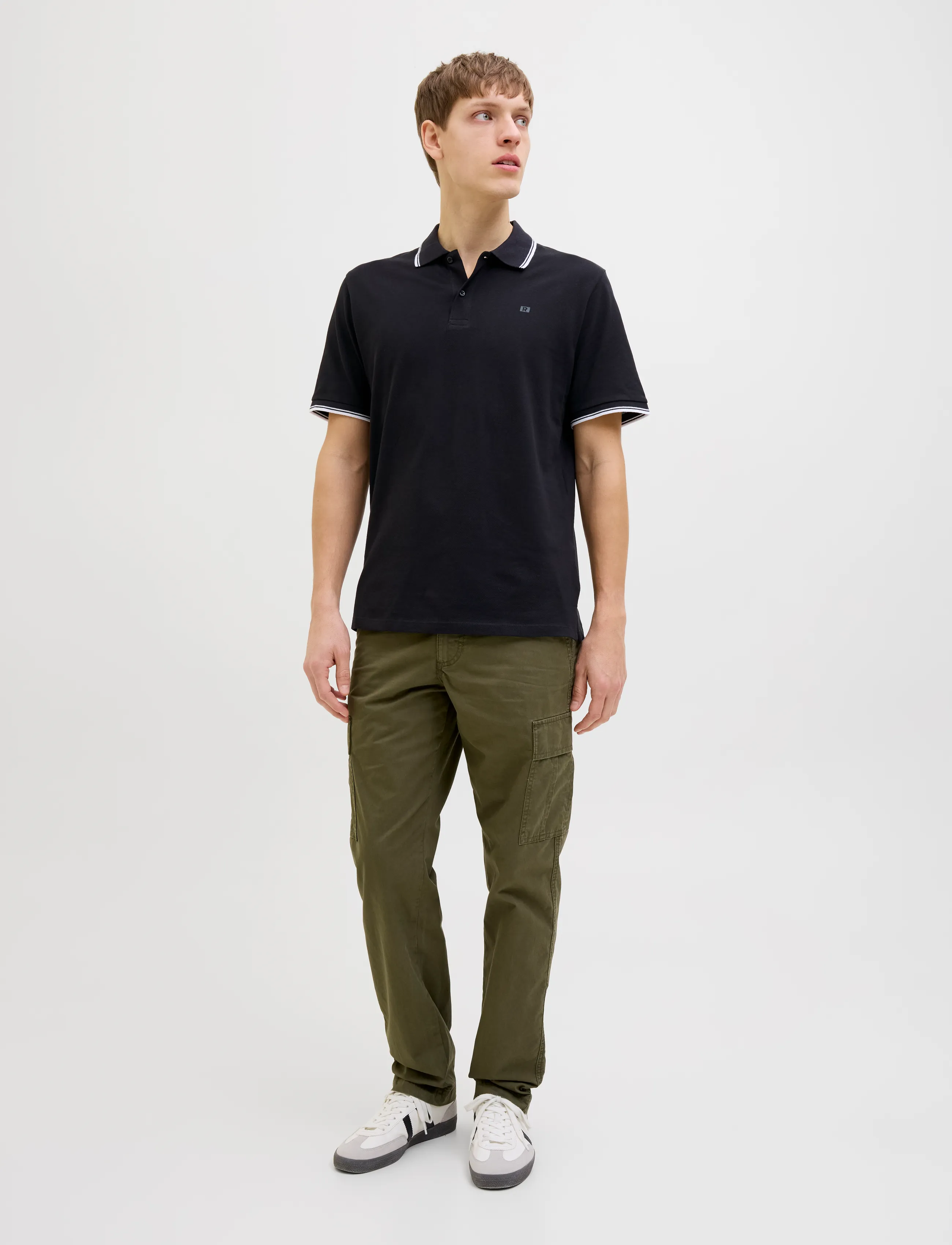 JJ REBEL - JREBZELL POLO SS SN - die niedrigsten preise - black - 4
