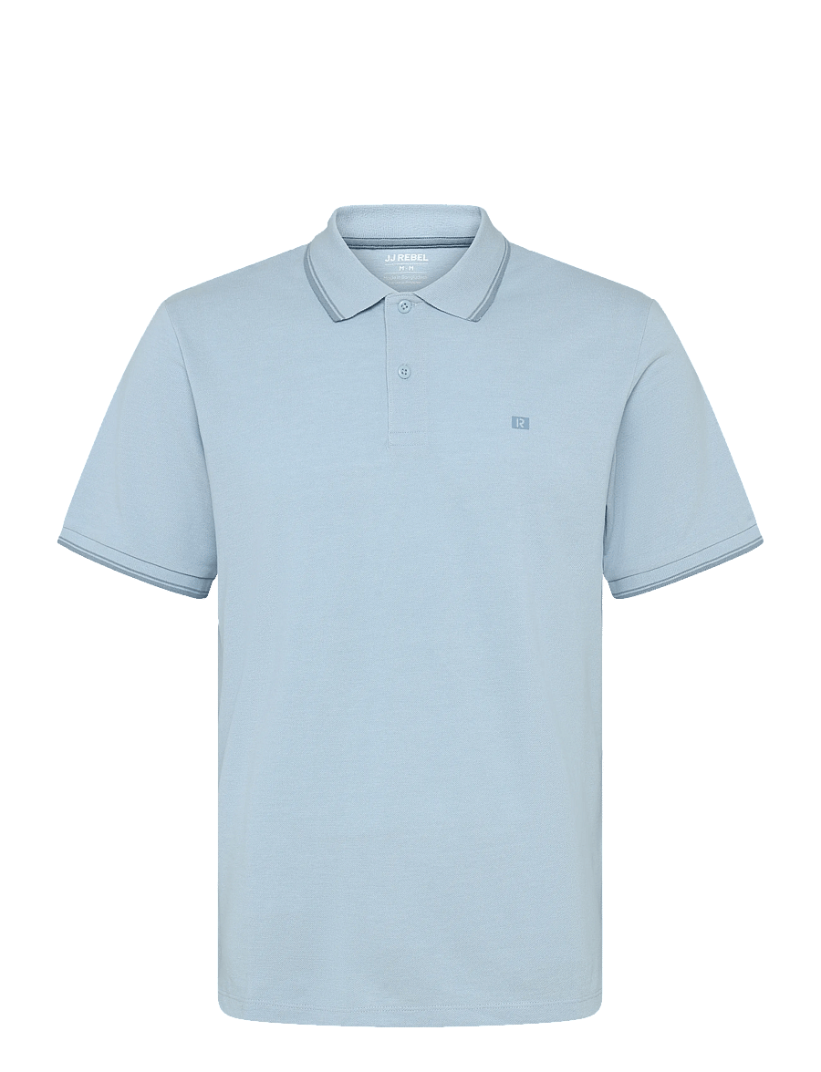 JJ REBEL - JREBZELL POLO SS SN - lühikeste varrukatega polod - cashmere blue - 1