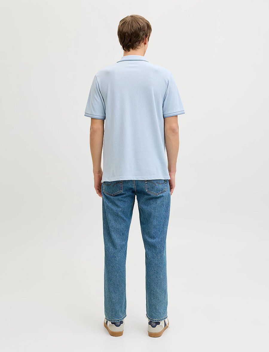 JJ REBEL - JREBZELL POLO SS SN - lühikeste varrukatega polod - cashmere blue - 3