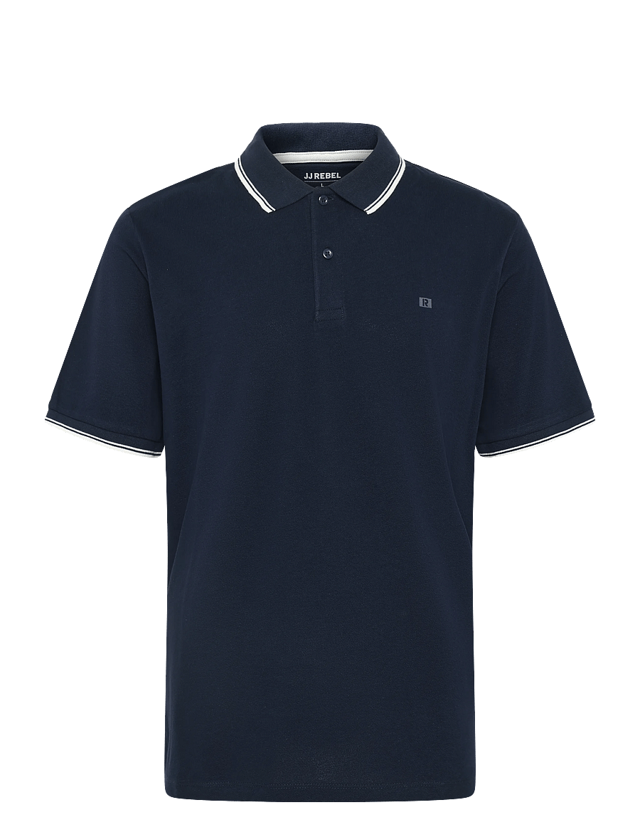 JJ REBEL - JREBZELL POLO SS SN - lühikeste varrukatega polod - sky captain - 1