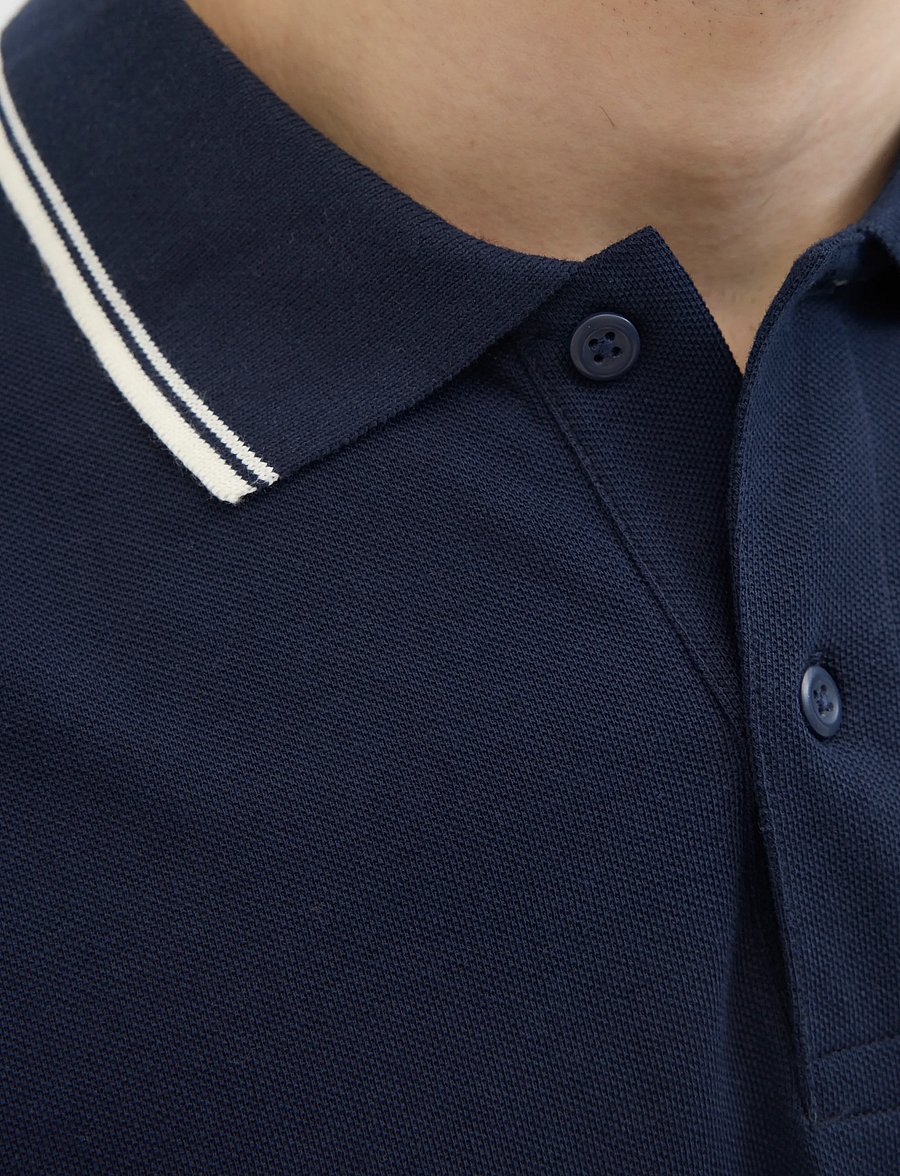 JJ REBEL - JREBZELL POLO SS SN - lühikeste varrukatega polod - sky captain - 5