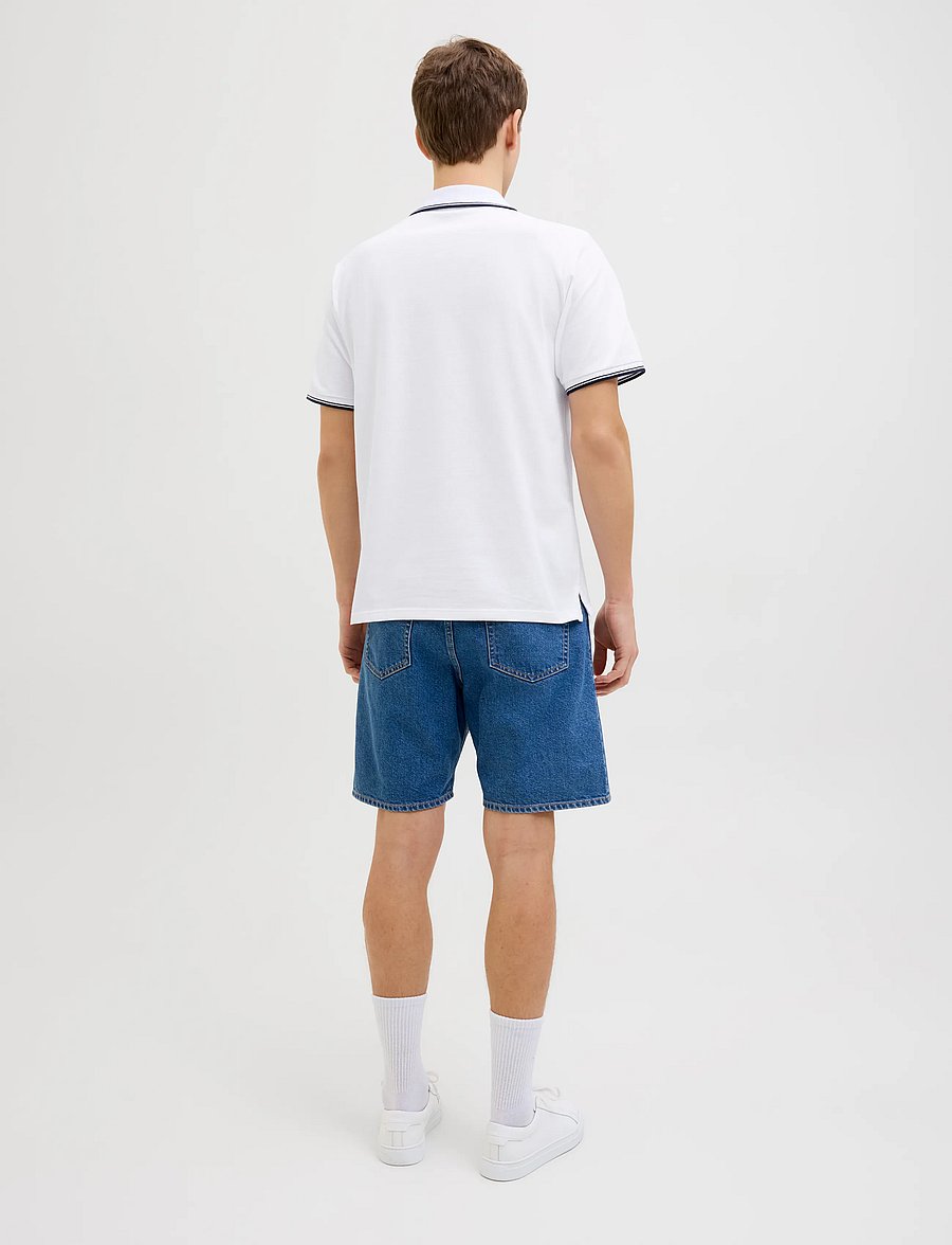 JJ REBEL - JREBZELL POLO SS SN - lühikeste varrukatega polod - white - 3