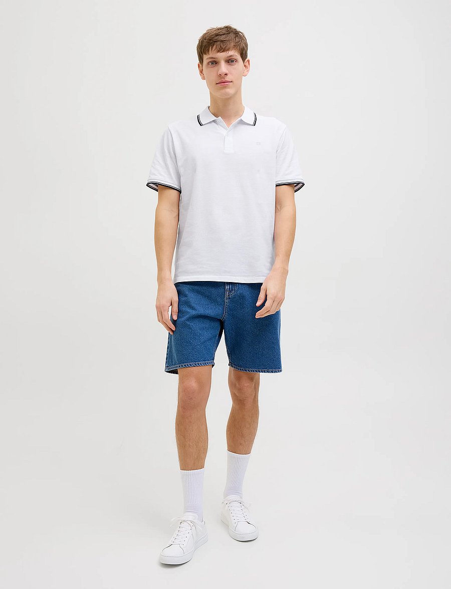 JJ REBEL - JREBZELL POLO SS SN - lühikeste varrukatega polod - white - 4