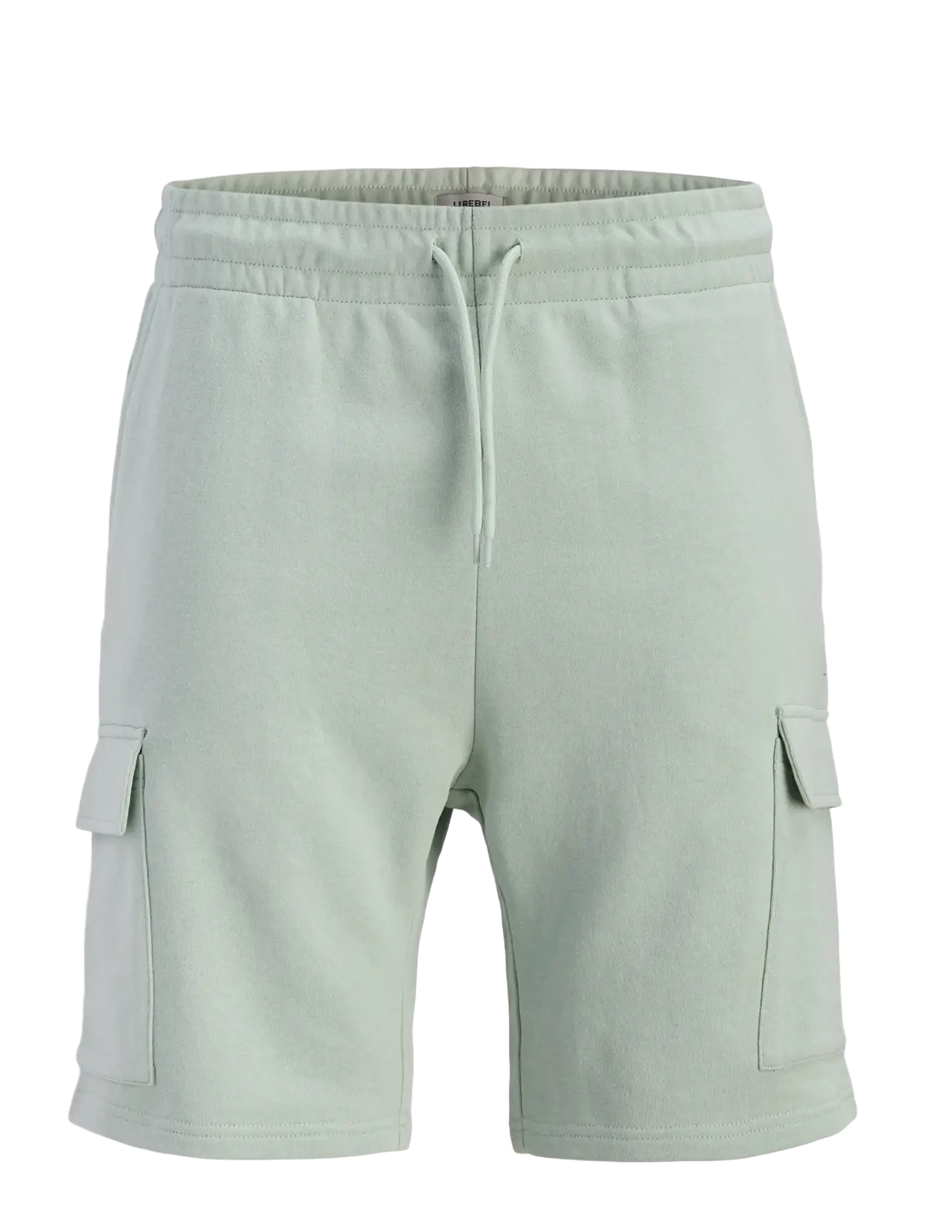 JJ REBEL JREBGORM REG QUEST CARGO SWEAT SHORTS - JJ REBEL - AQUA GRAY / green