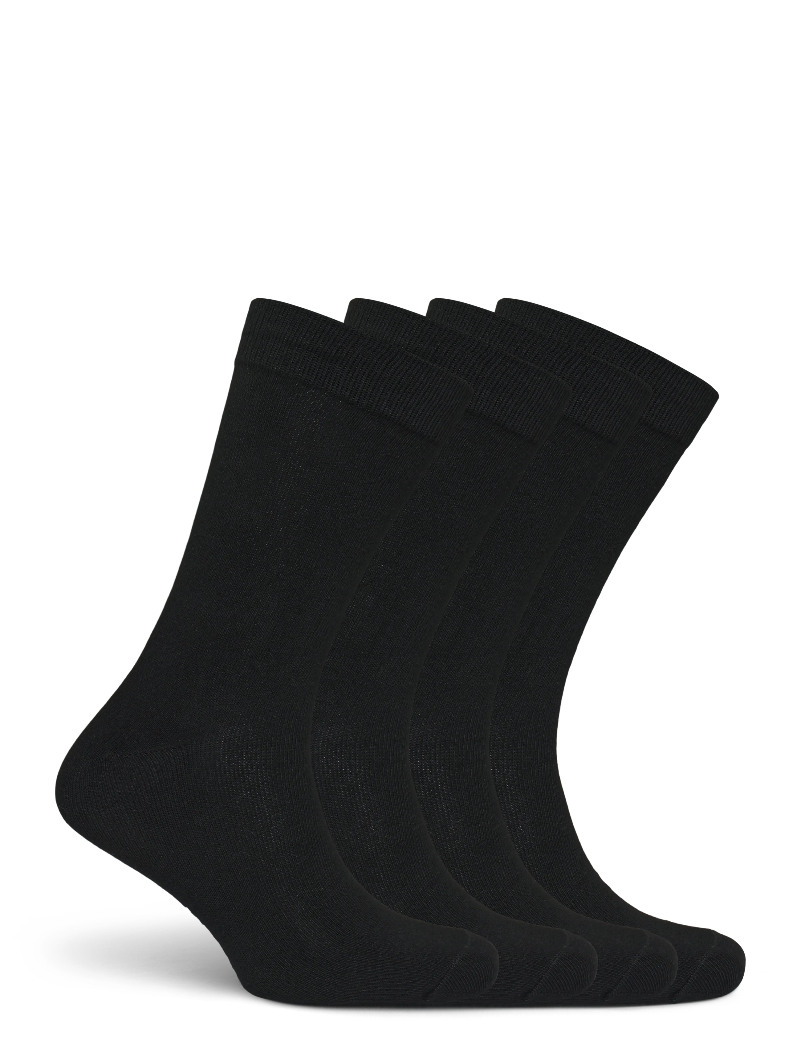 JJ REBEL - JREBREBEL PLAIN SOCKS 5 PACK NOOS - laveste priser - black - 1