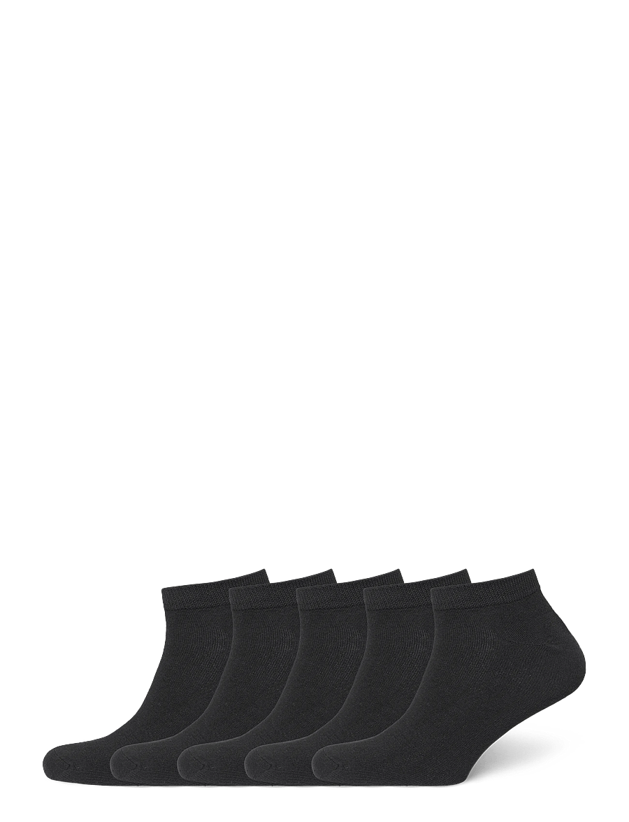 JJ REBEL - JREBREBEL PLAIN SHORT SOCKS 5 PACK NOOS - black - 0