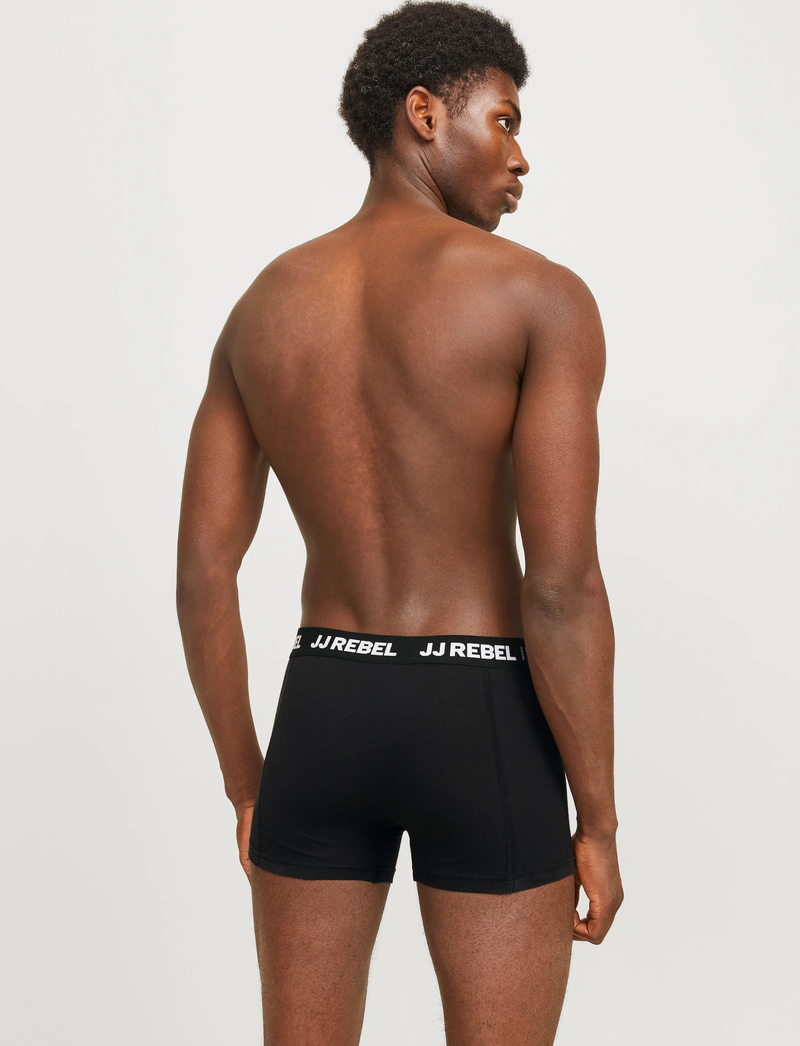 JJ REBEL - JREBREBEL LOGO TRUNKS 3 PACK NOOS - laveste priser - black - 3