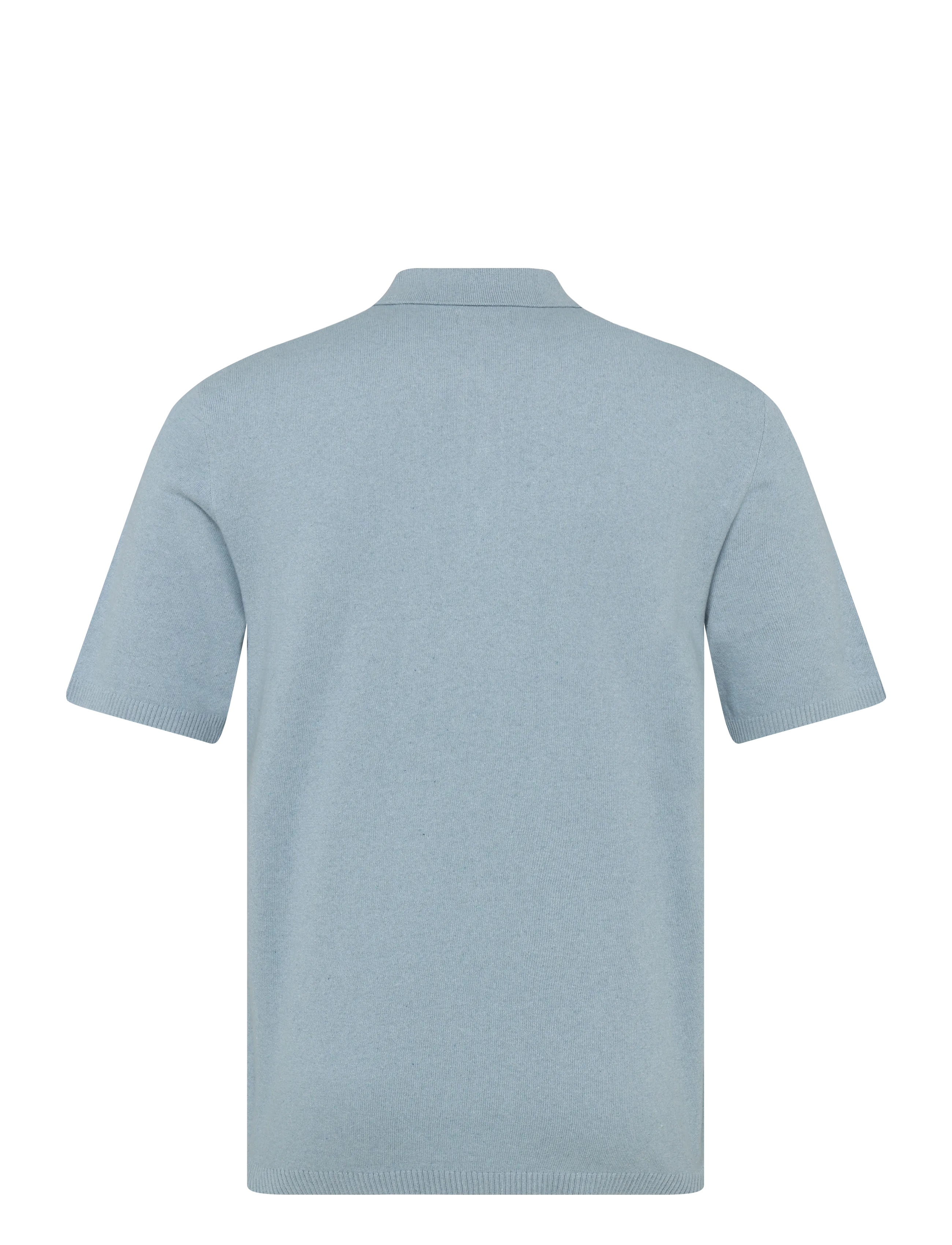 JJ REBEL - JREBCALLUM KNIT POLO SS SN - die niedrigsten preise - faded denim - 2