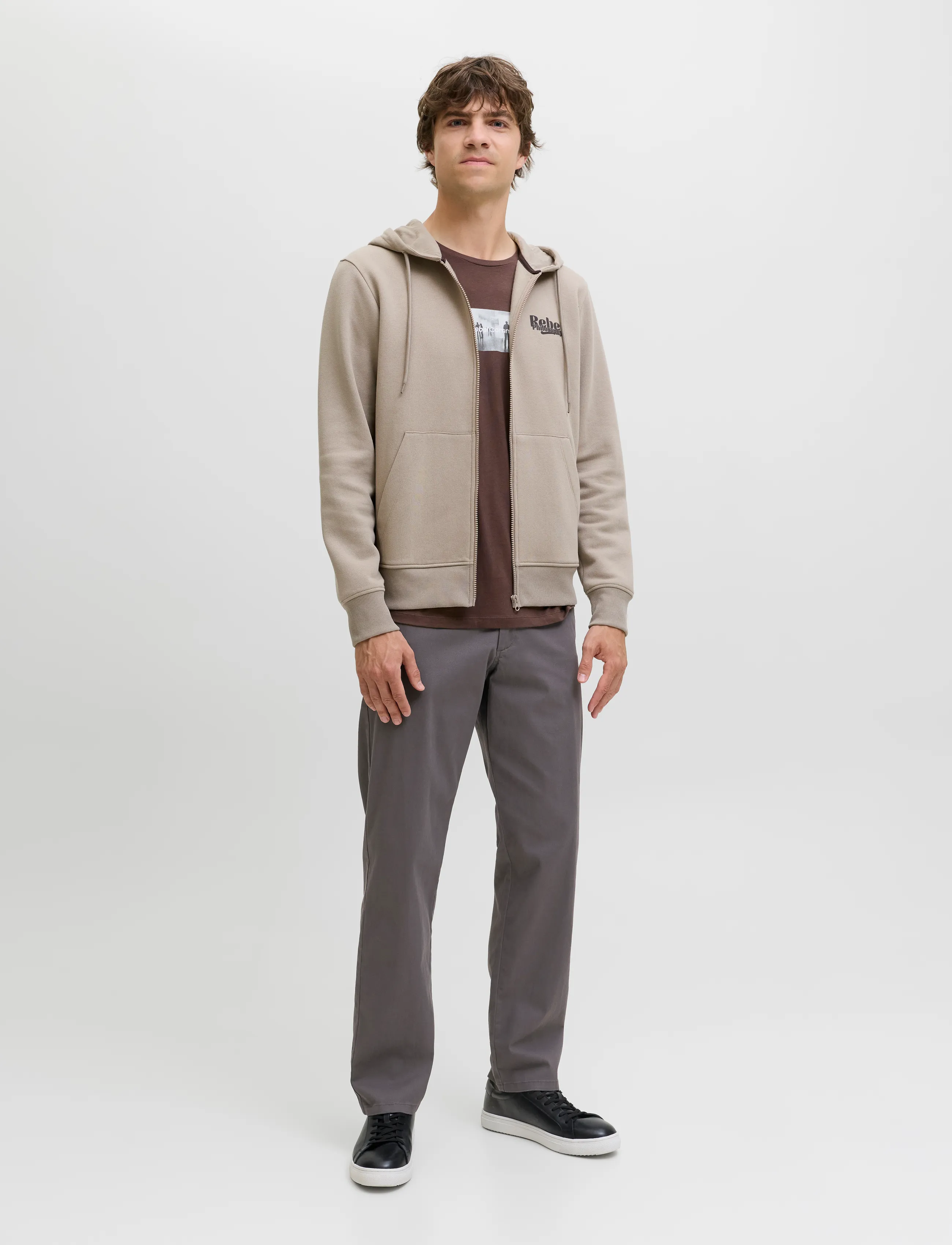 JJ REBEL - JREBKENNI SHARP CHINO NOOS - die niedrigsten preise - asphalt - 4