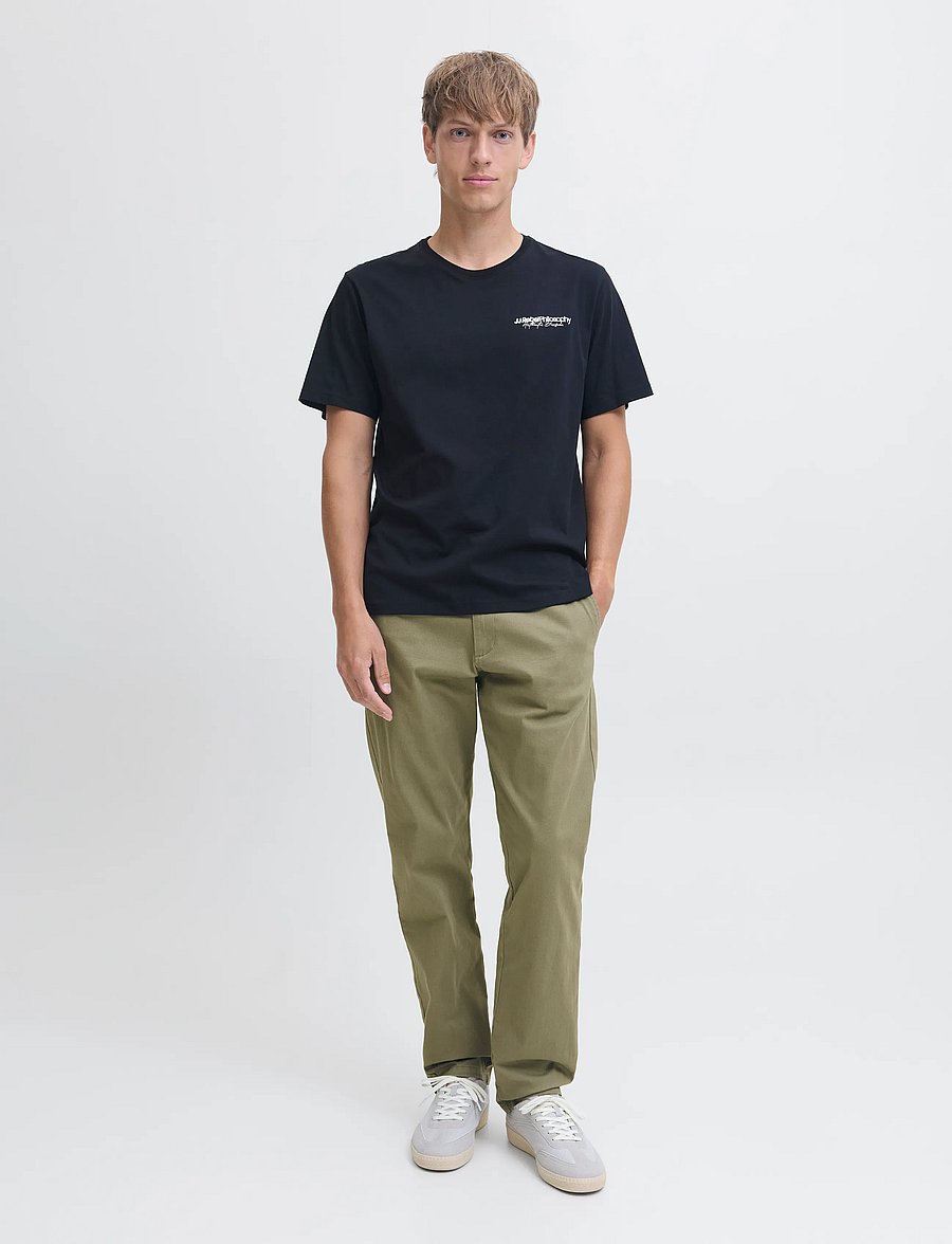 JJ REBEL - JREBKENNI SHARP CHINO NOOS - dusty olive - 4