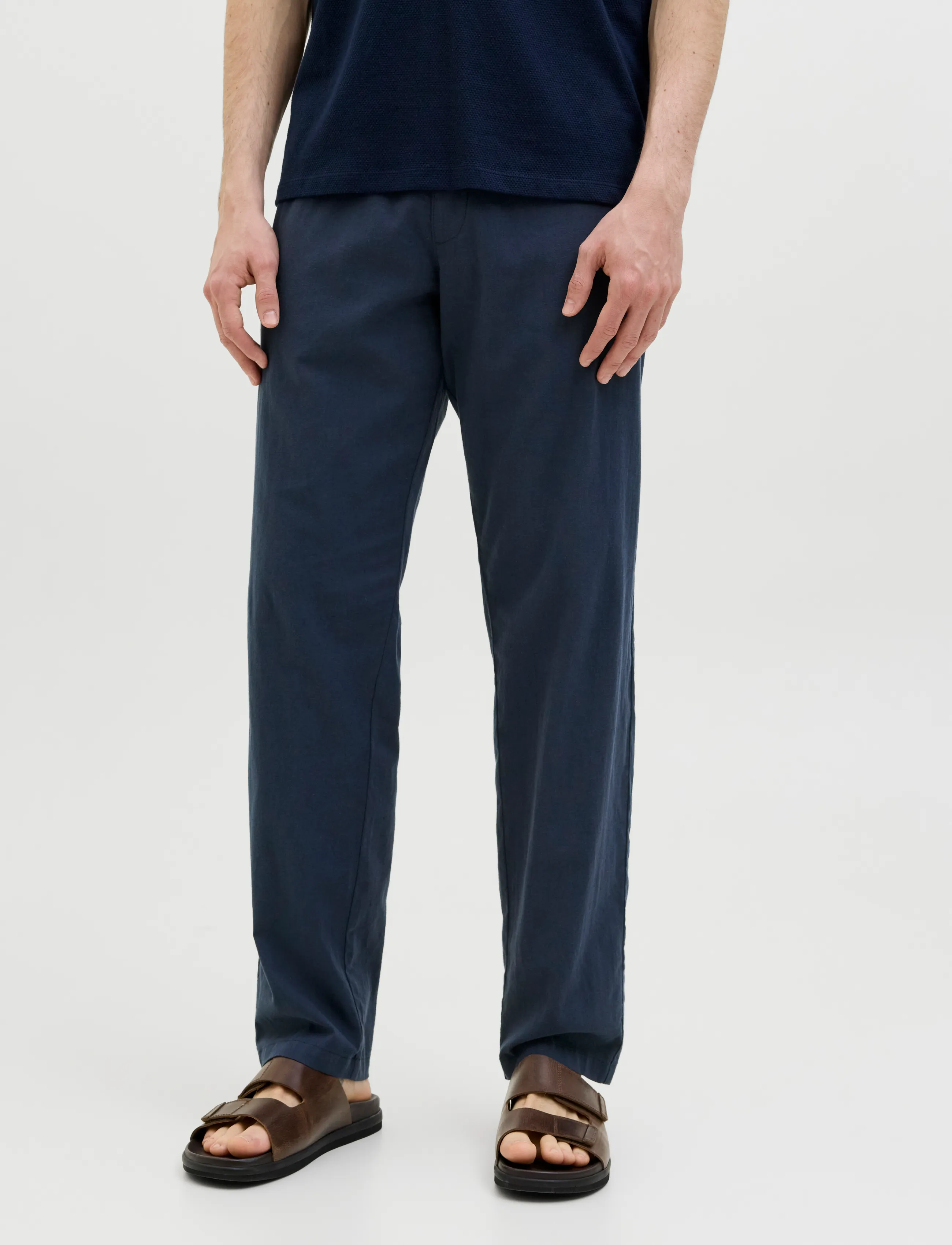 JJ REBEL JREBKENNI SUMMER JOGGER - Byxor - NAVY BLAZER / navy