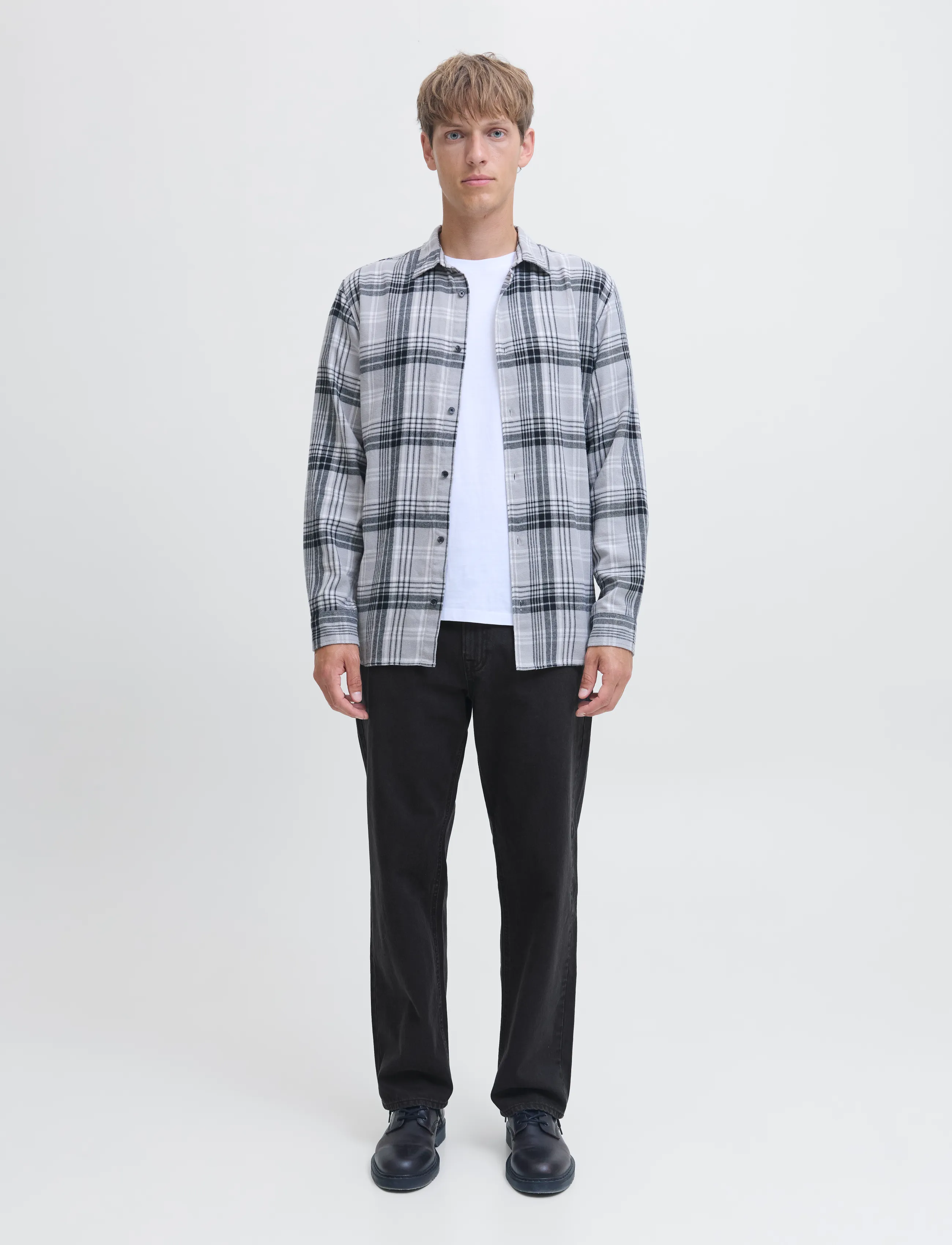 JJ REBEL - JREBPHIL JJCRAFT AT 637 NOOS - bukser & jeans - black denim - 4