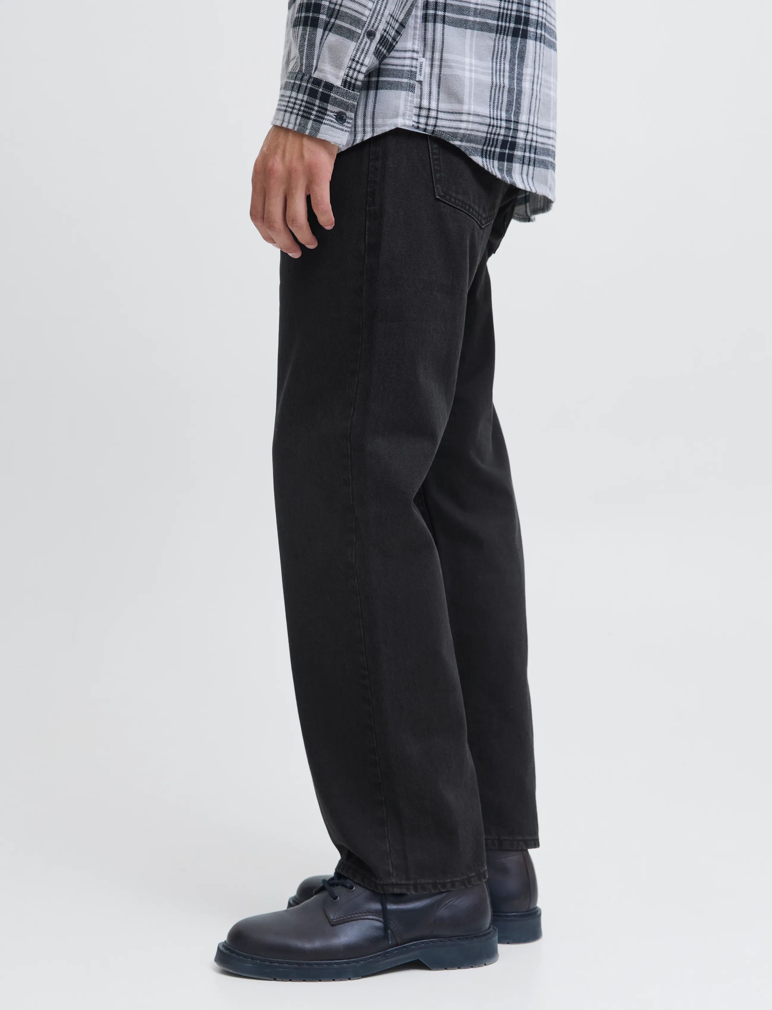 JJ REBEL JREBPHIL JJCRAFT AT 637 NOOS - Streetstyle - BLACK DENIM / black