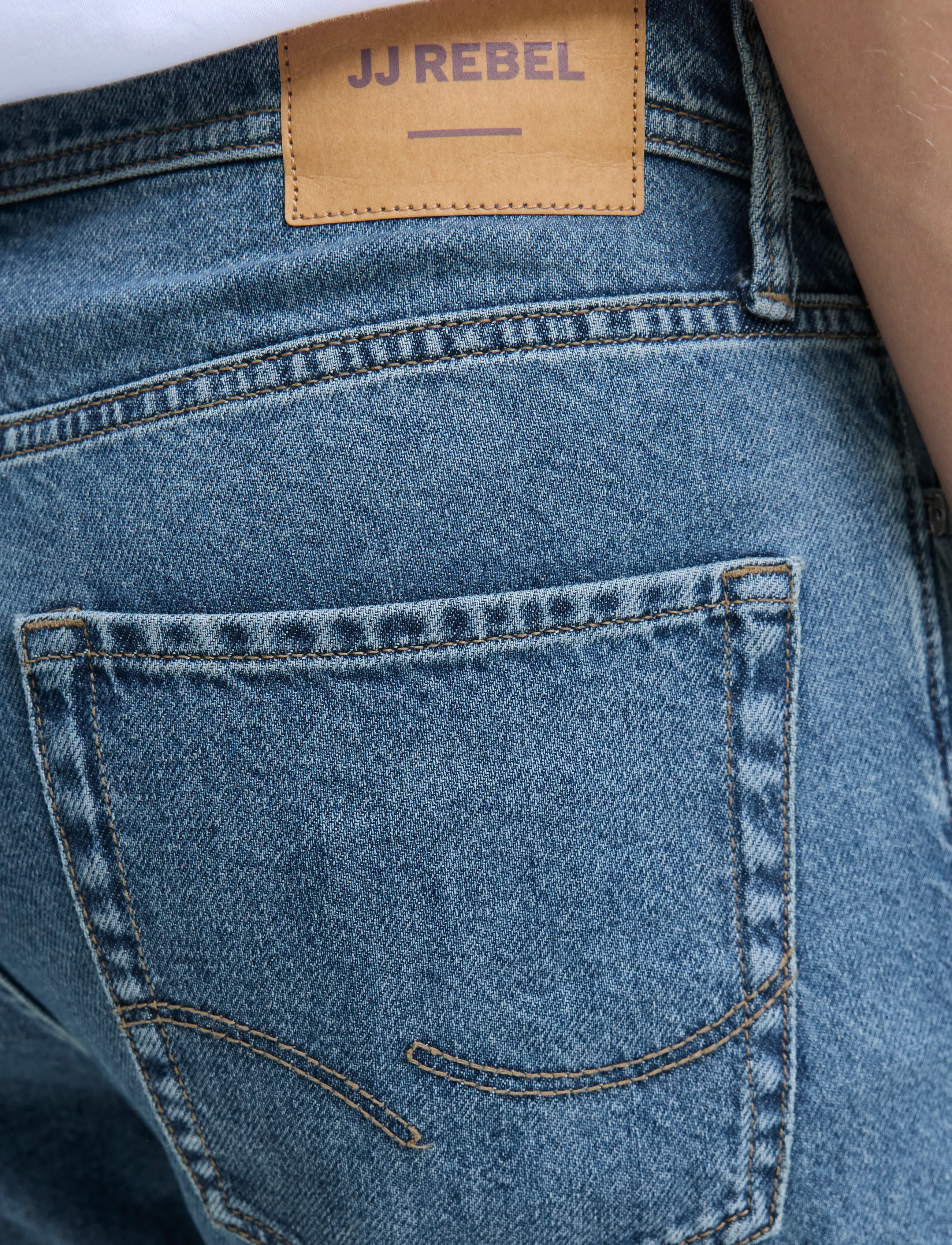 JJ REBEL - JREBPHIL JJCRAFT AT 639 NOOS - püksid & teksad - blue denim - 5