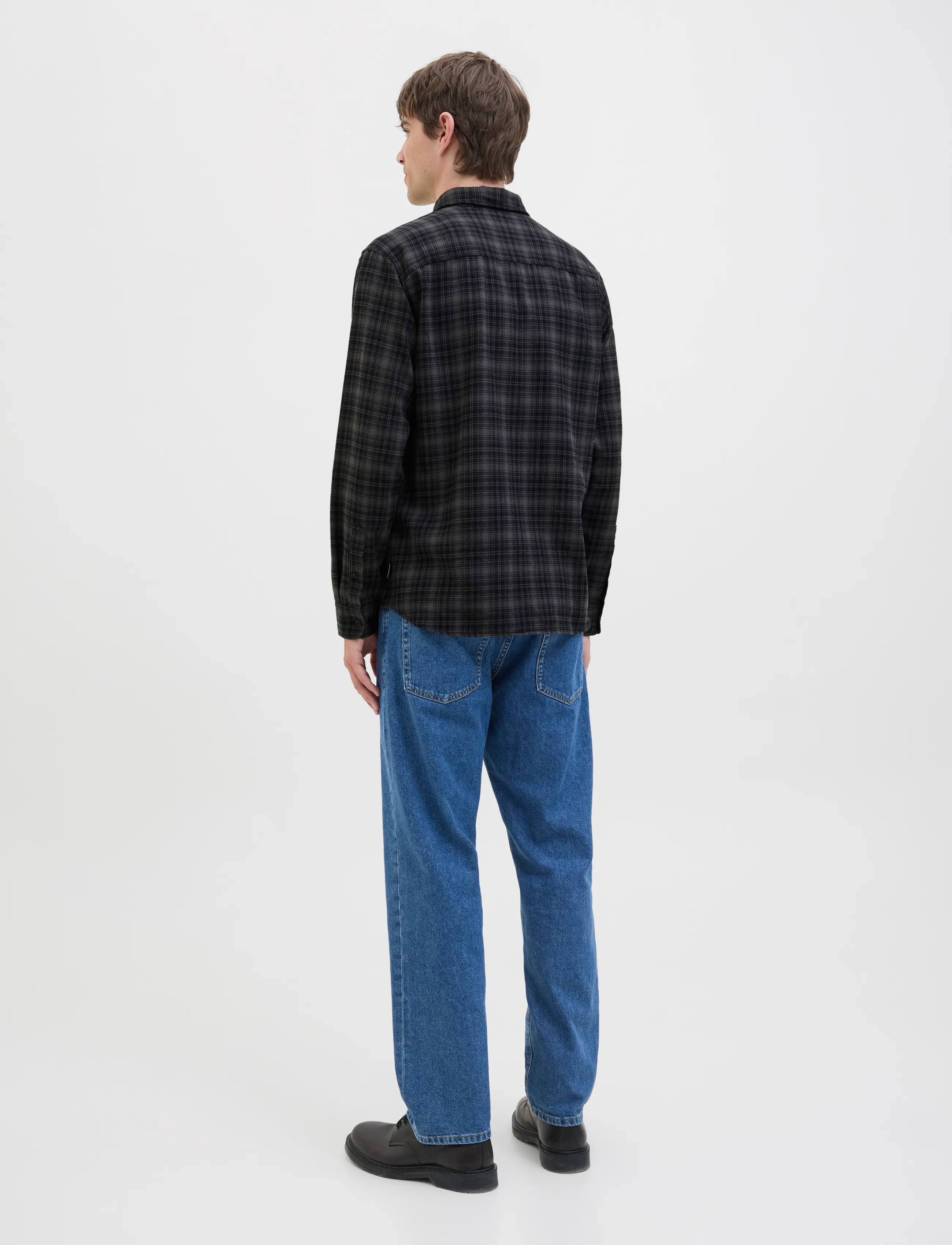 JJ REBEL - JREBJETT SHIRT LS - madalaimad hinnad - black - 3