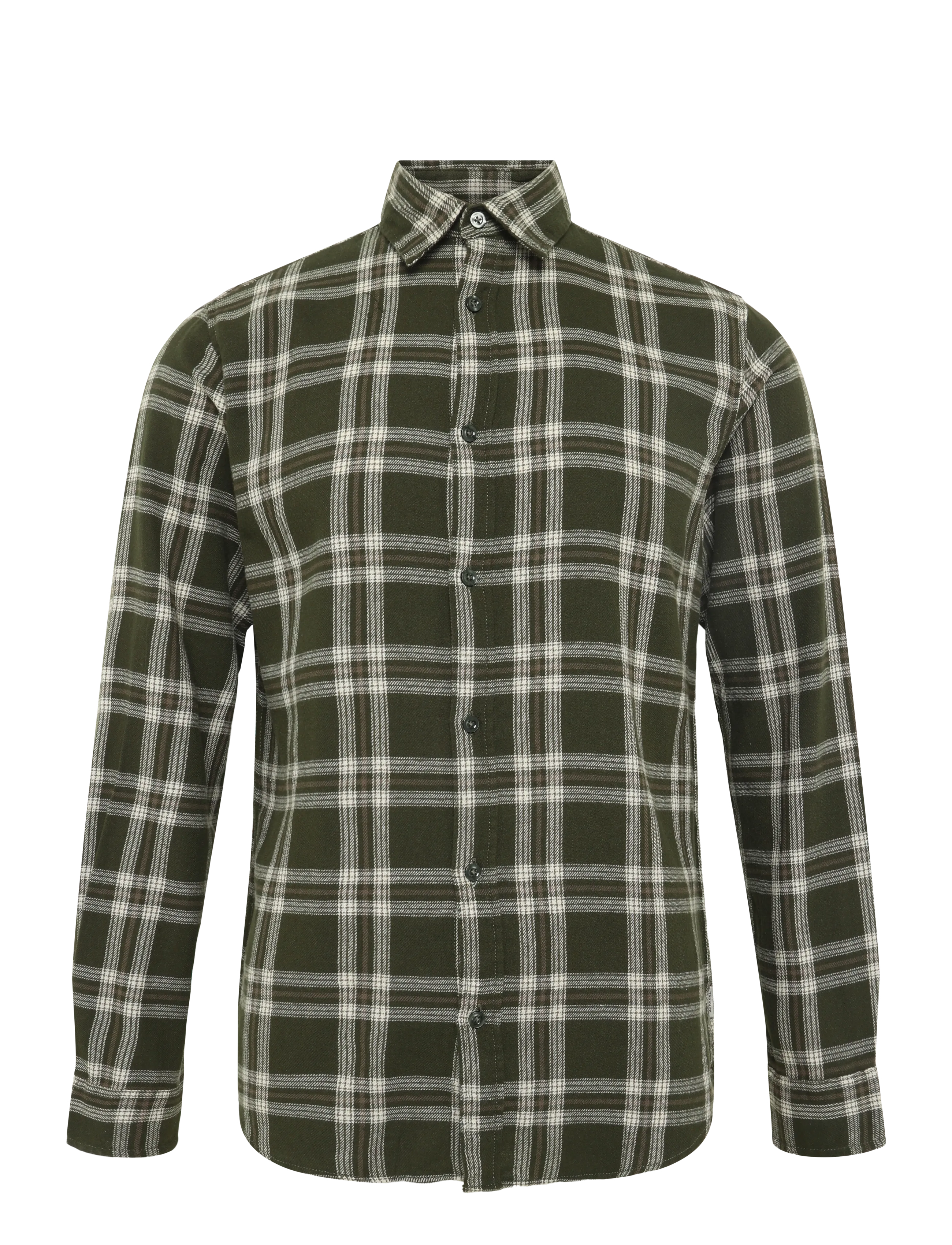 JJ REBEL Jrebjett Shirt Ls Khaki - S - Herren