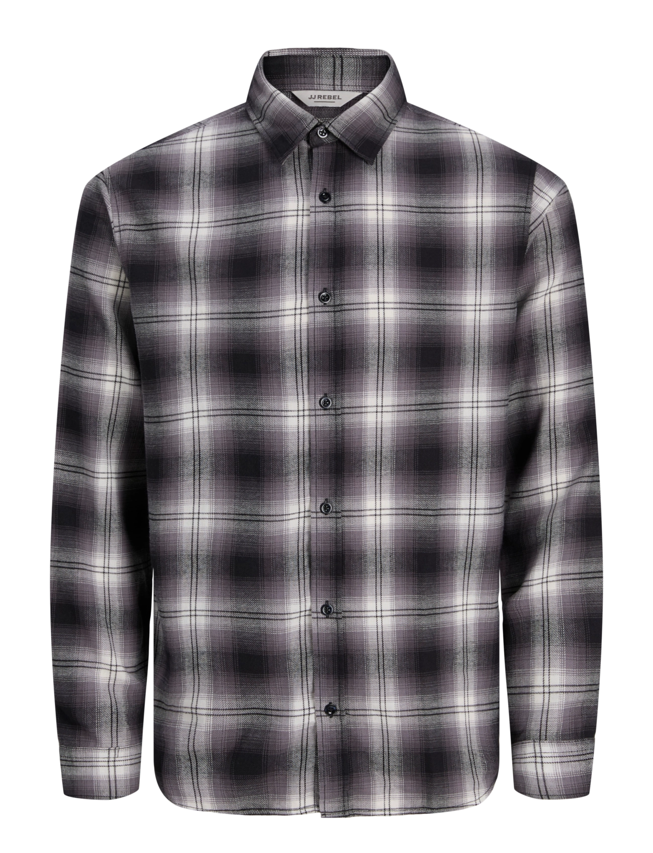 JJ REBEL JREBJETT SHIRT LS - Booztlet only men - GARGOYLE / grey