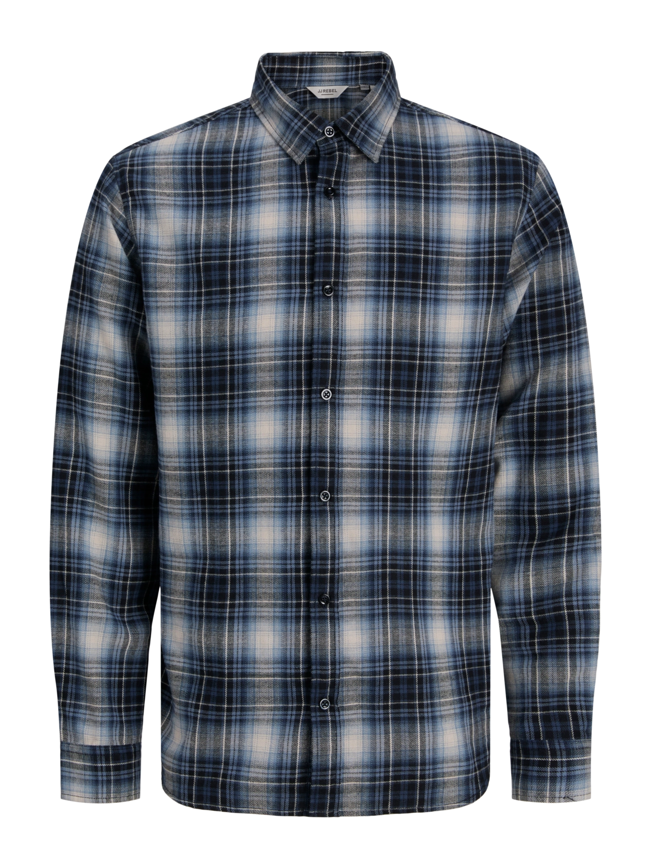 JJ REBEL JREBJETT SHIRT LS - Booztlet only men - SKY CAPTAIN / navy