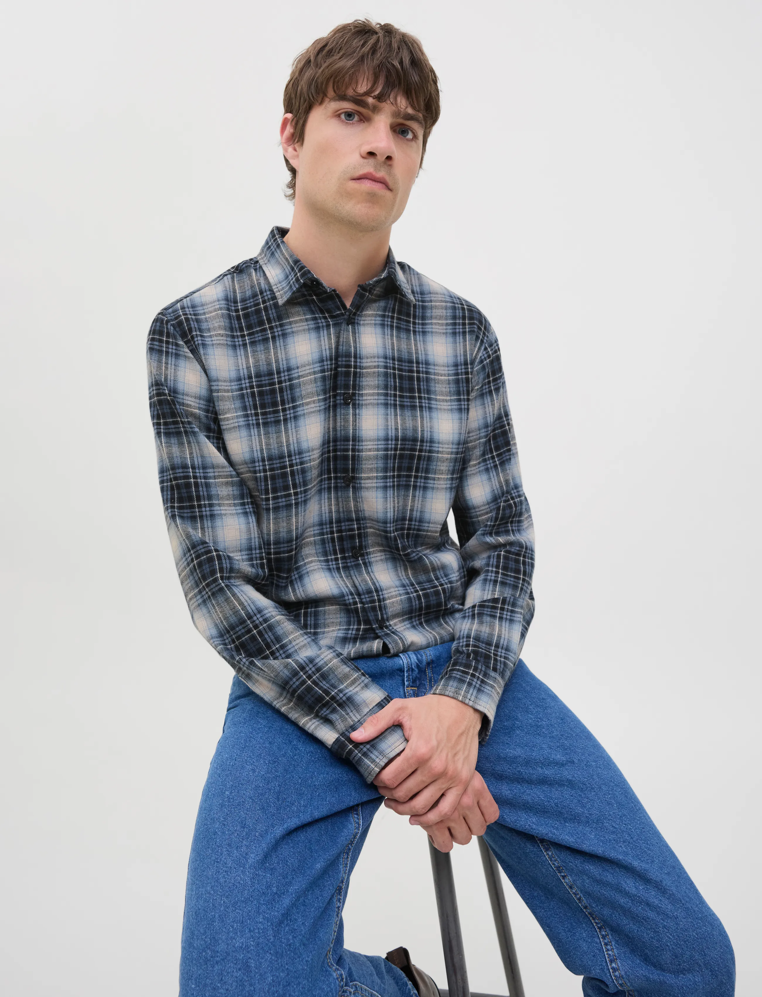 JJ REBEL - JREBJETT SHIRT LS - lowest prices - sky captain - 5