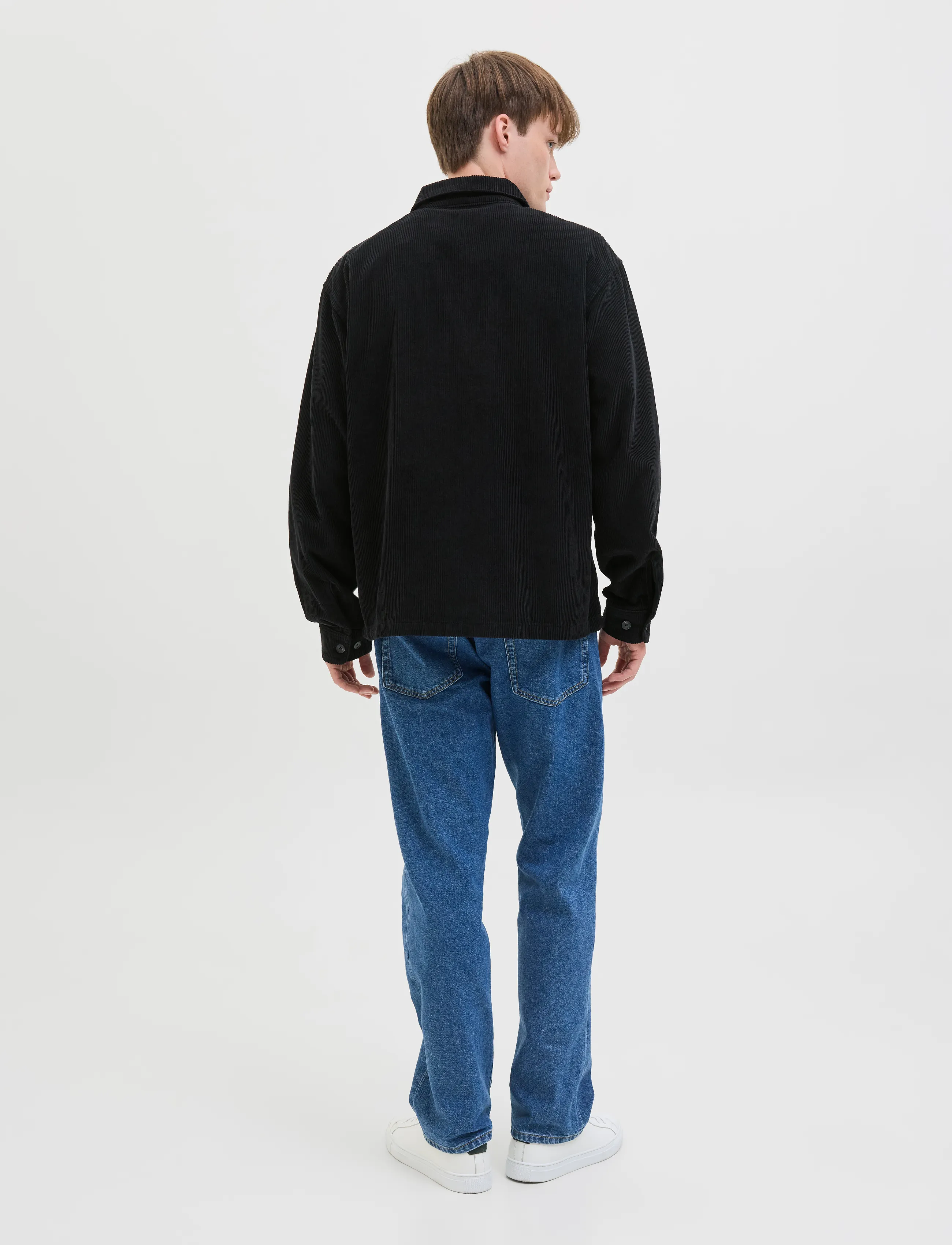 JJ REBEL - JREBDAMON OVERSHIRT LS - kevadjoped - black - 2