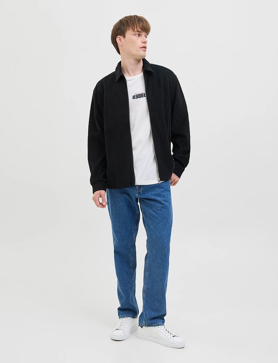 JJ REBEL - JREBDAMON OVERSHIRT LS - kevadjoped - black - 3
