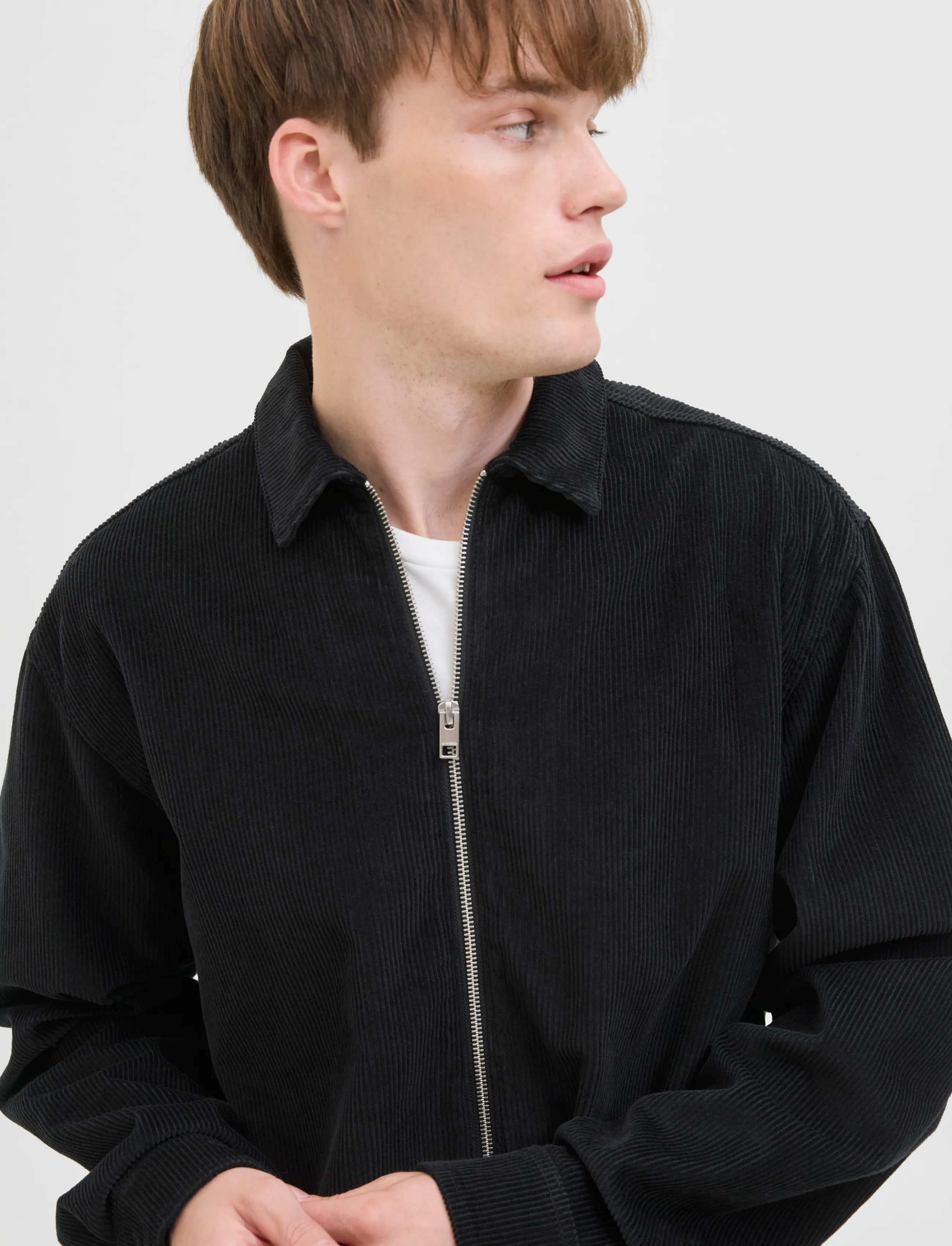 JJ REBEL - JREBDAMON OVERSHIRT LS - kevadjoped - black - 5